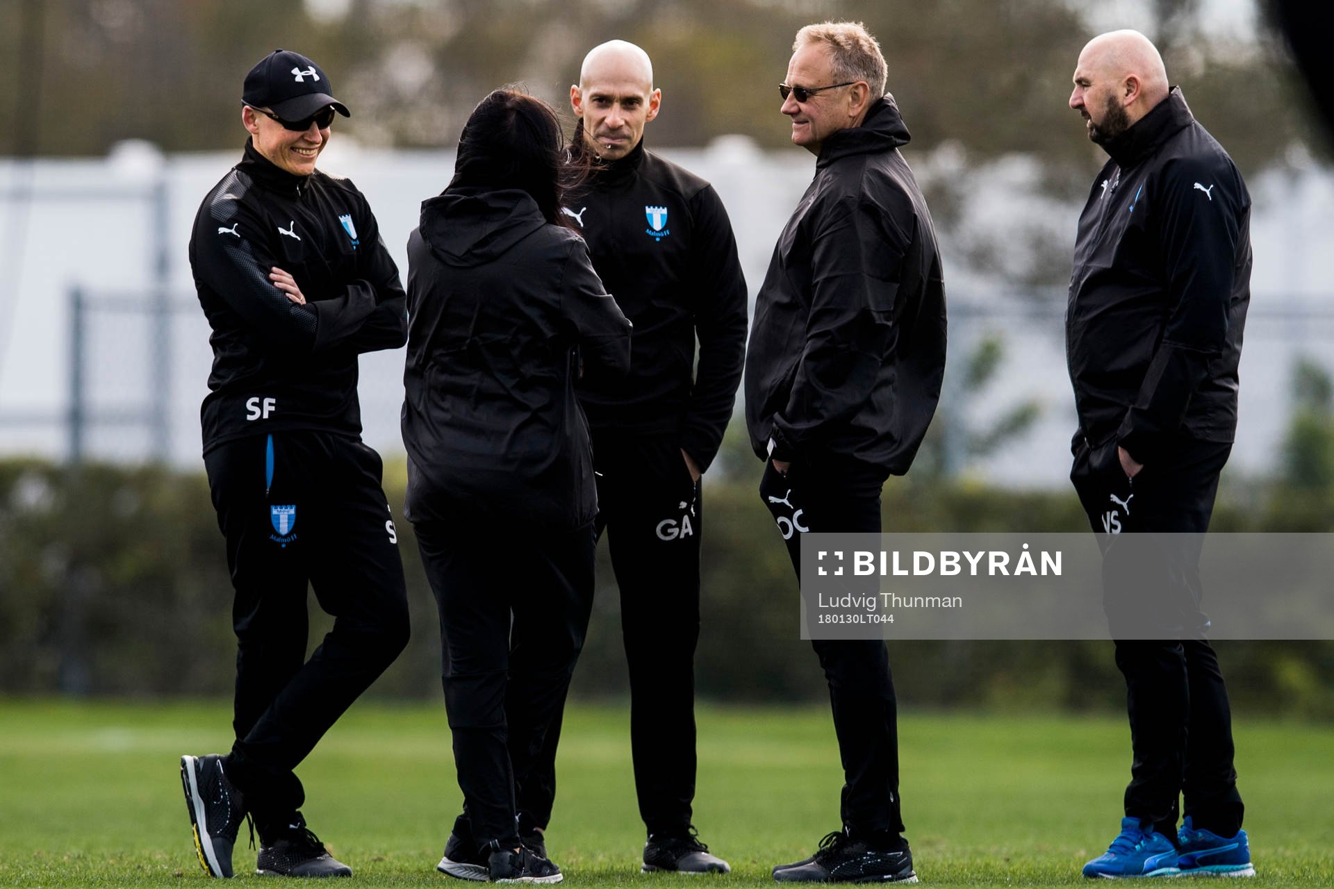 Malmö FFs  psykolog Sverker Fryklund, massör Greger