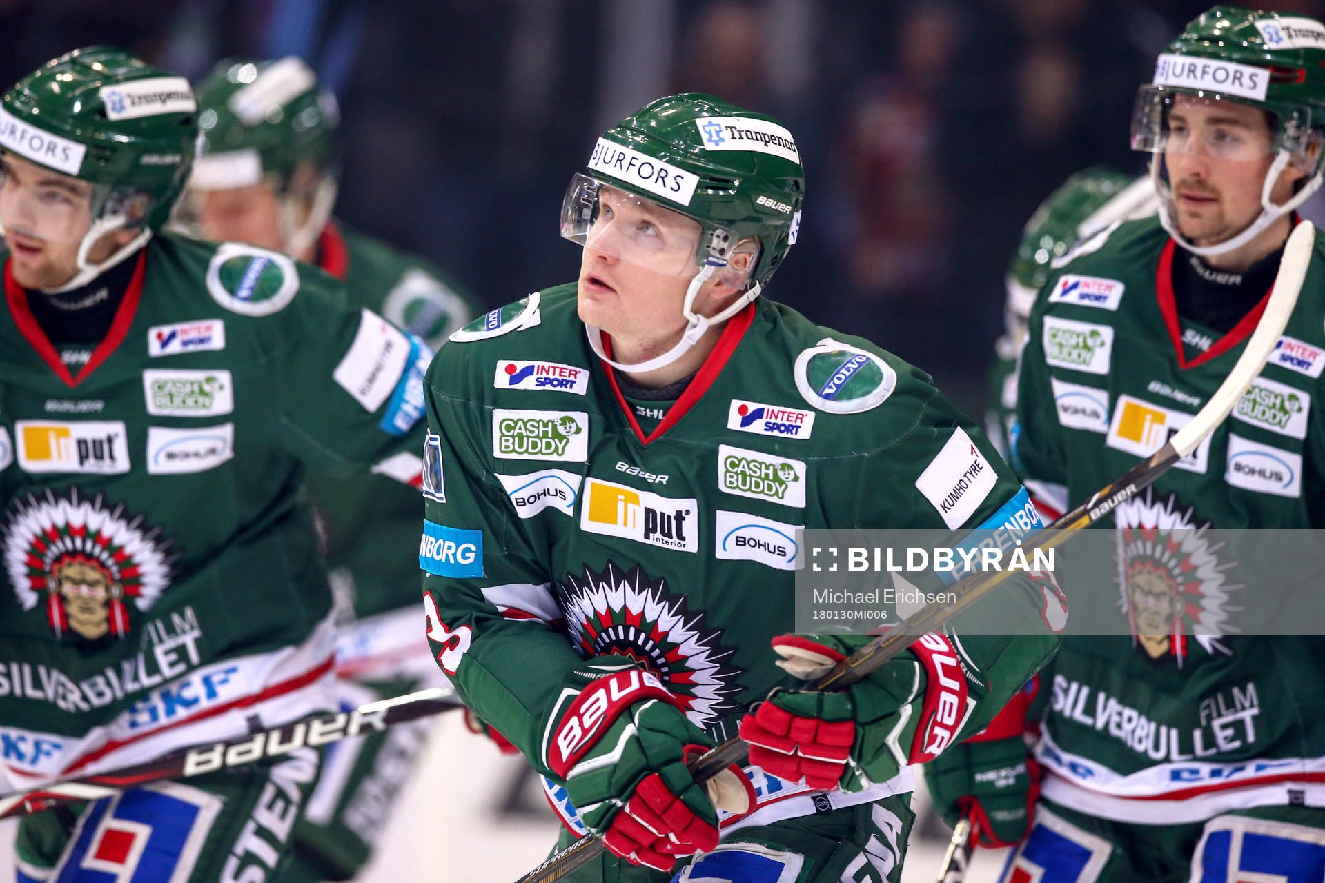 Frölundas Carl Grundström jublar