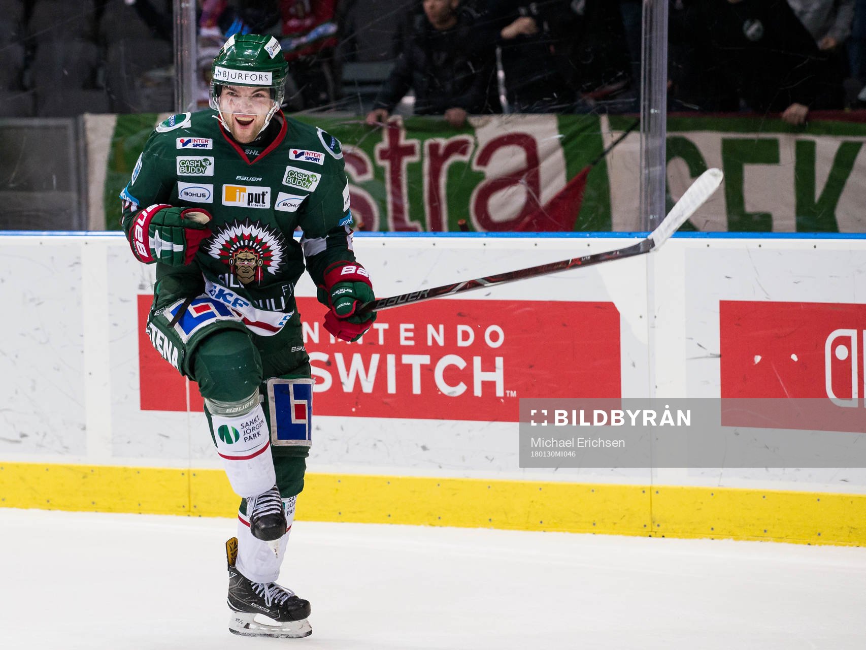 Frölundas Ponthus Westerholm jublar