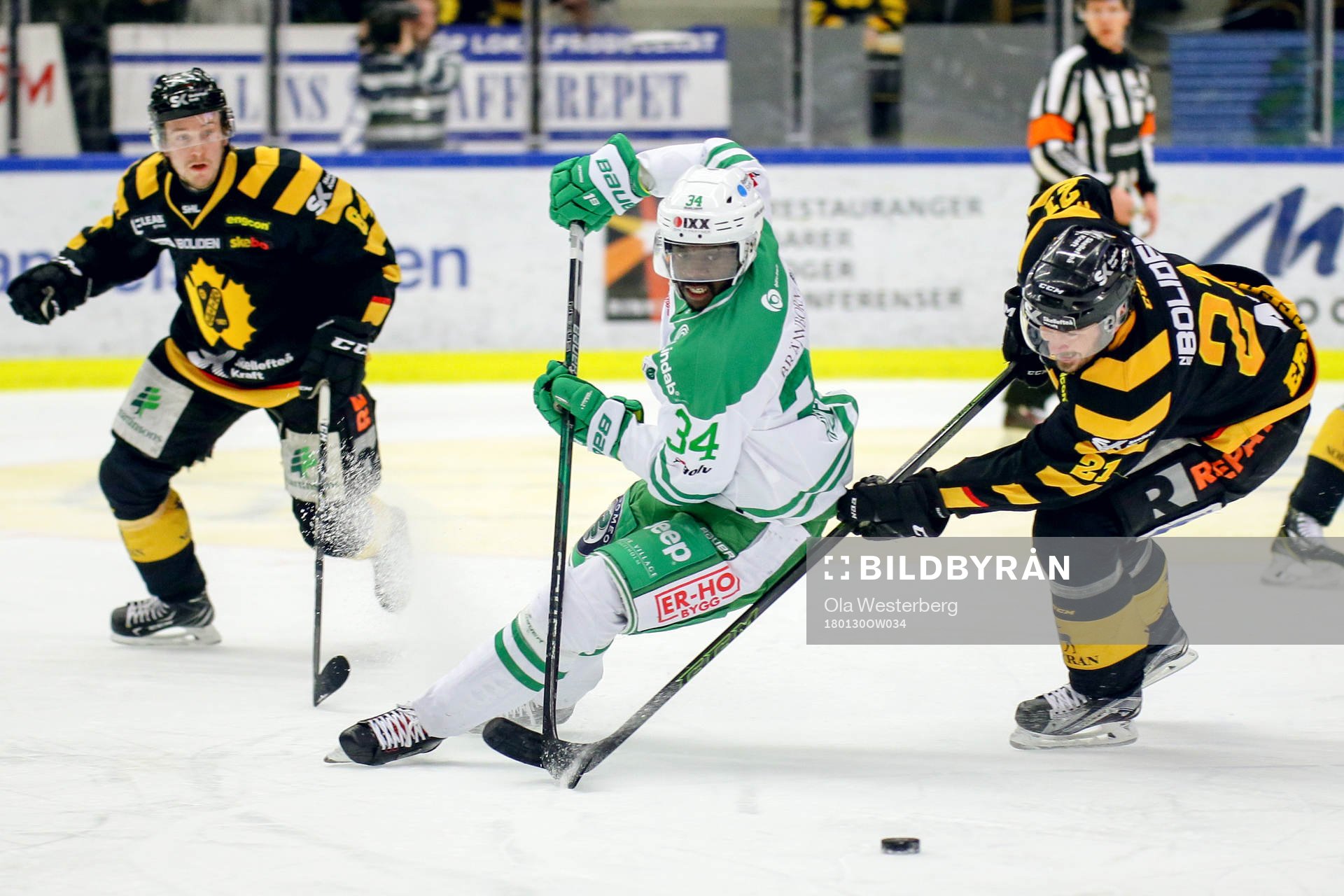 Rögles Edwin Hedberg och Skellefteås Jimmie Ericsson