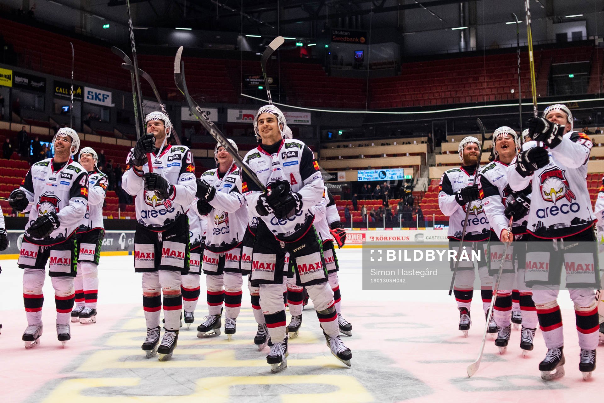 Malmö Redhawks spelare tackar publiken