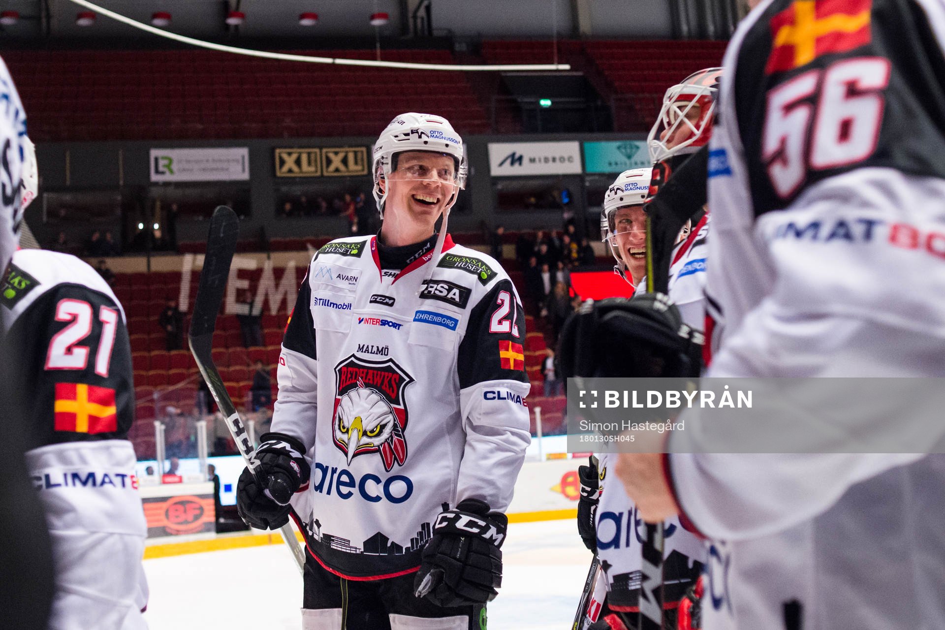 Malmö Redhawks Lars Bryggman jublar