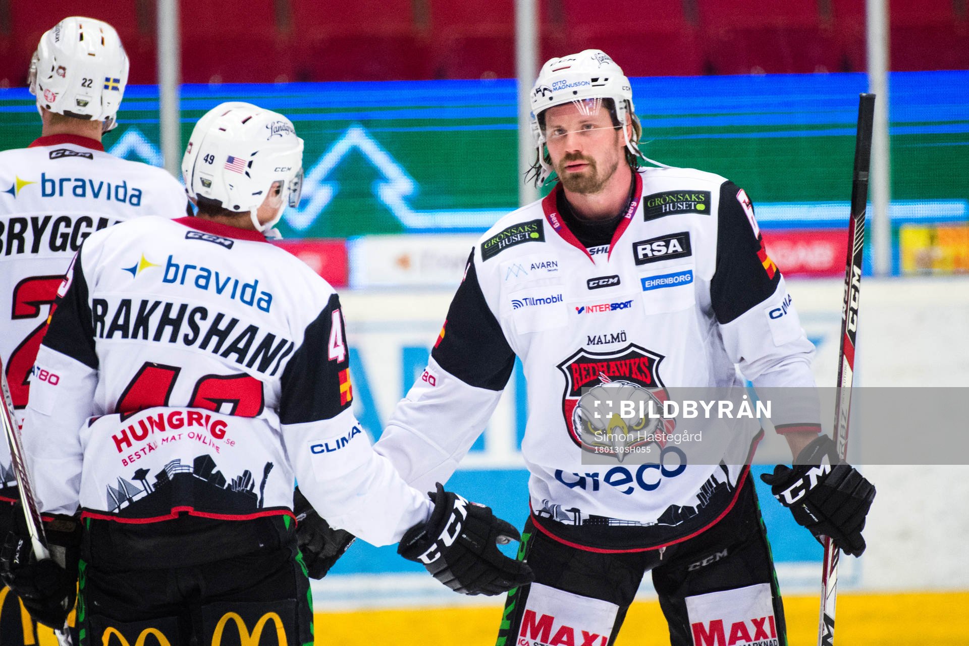 Malmö Redhawks Stefan Warg jublar