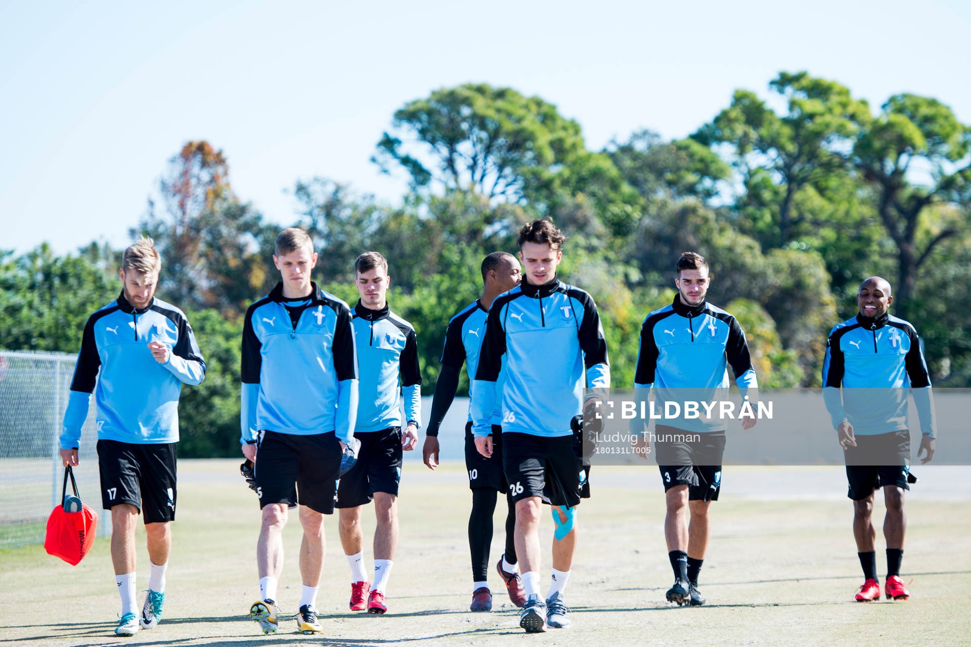 Malmö FFs Rasmus Bengtsson, Sören Rieks, Pavle Vagic,