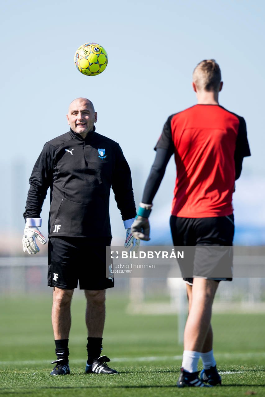 Malmö FFs målvaktstränaren Jonnie Fedel