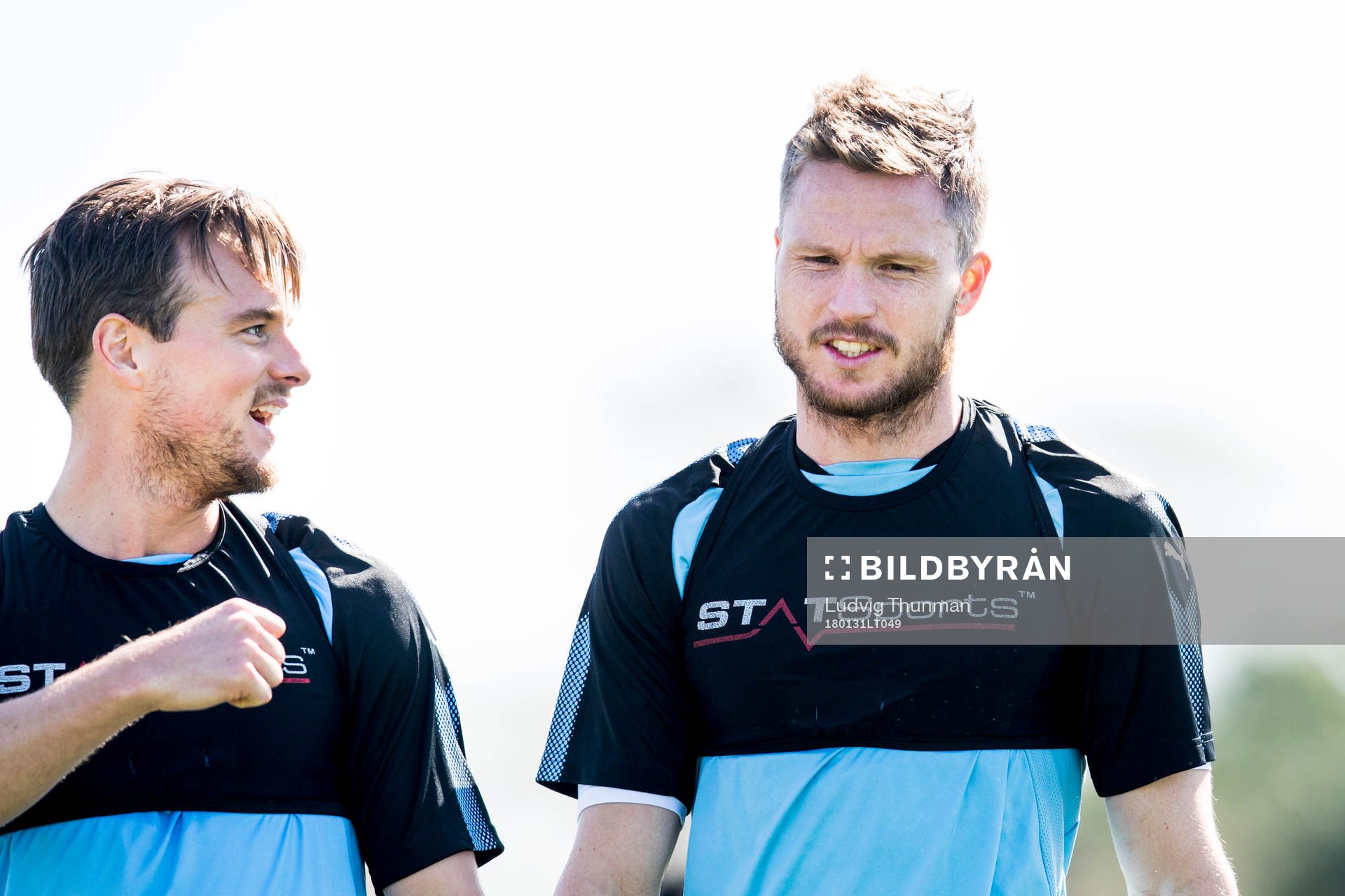 Malmö FFs Eric Larsson och Lasse Nielsen