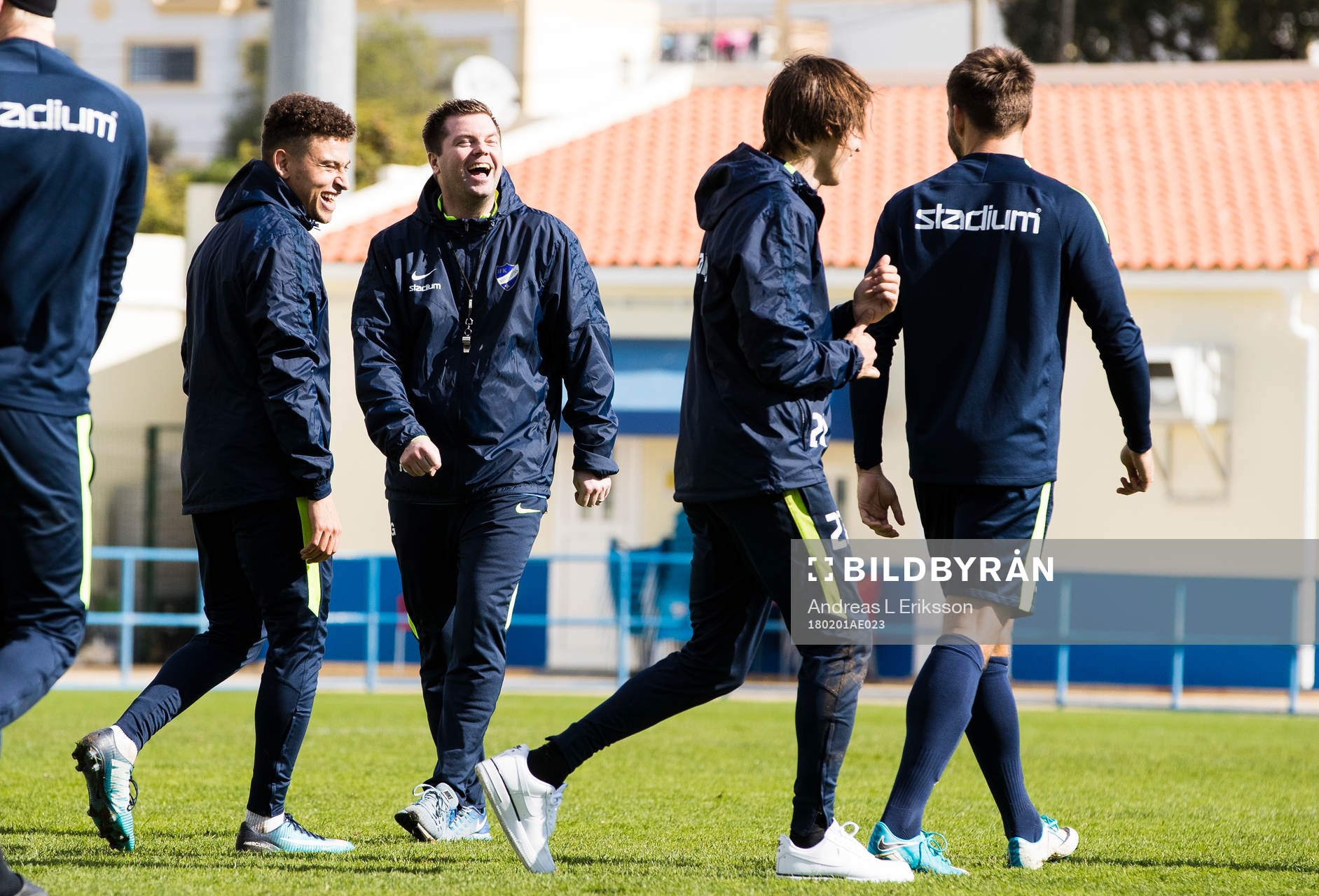 Norrköpings Jordan Larsson, tränare Jens Gustafsson,