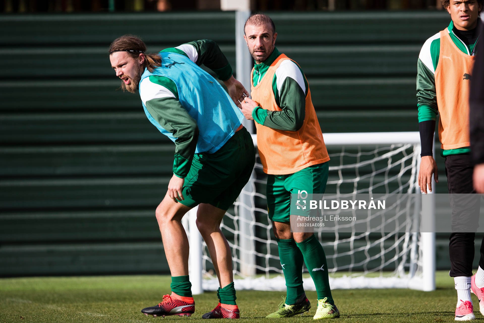 Hammarbys Björn Paulsen grinar illa