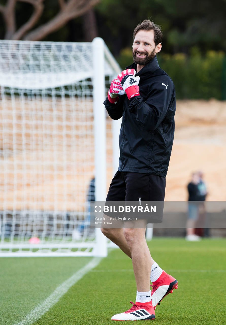 Hammarbys målvakt Johan Wiland