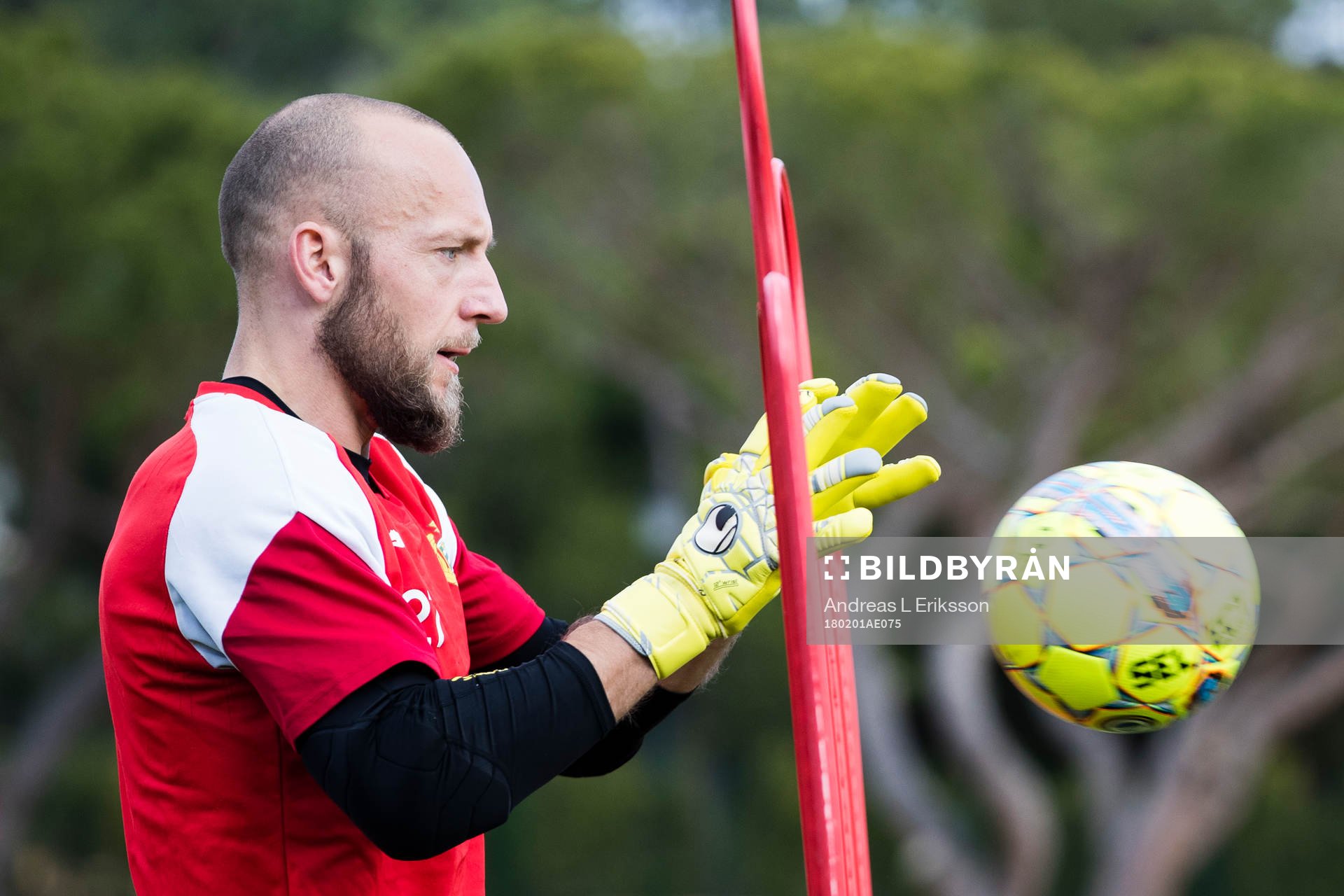 Hammarbys målvakt Benny Lekström