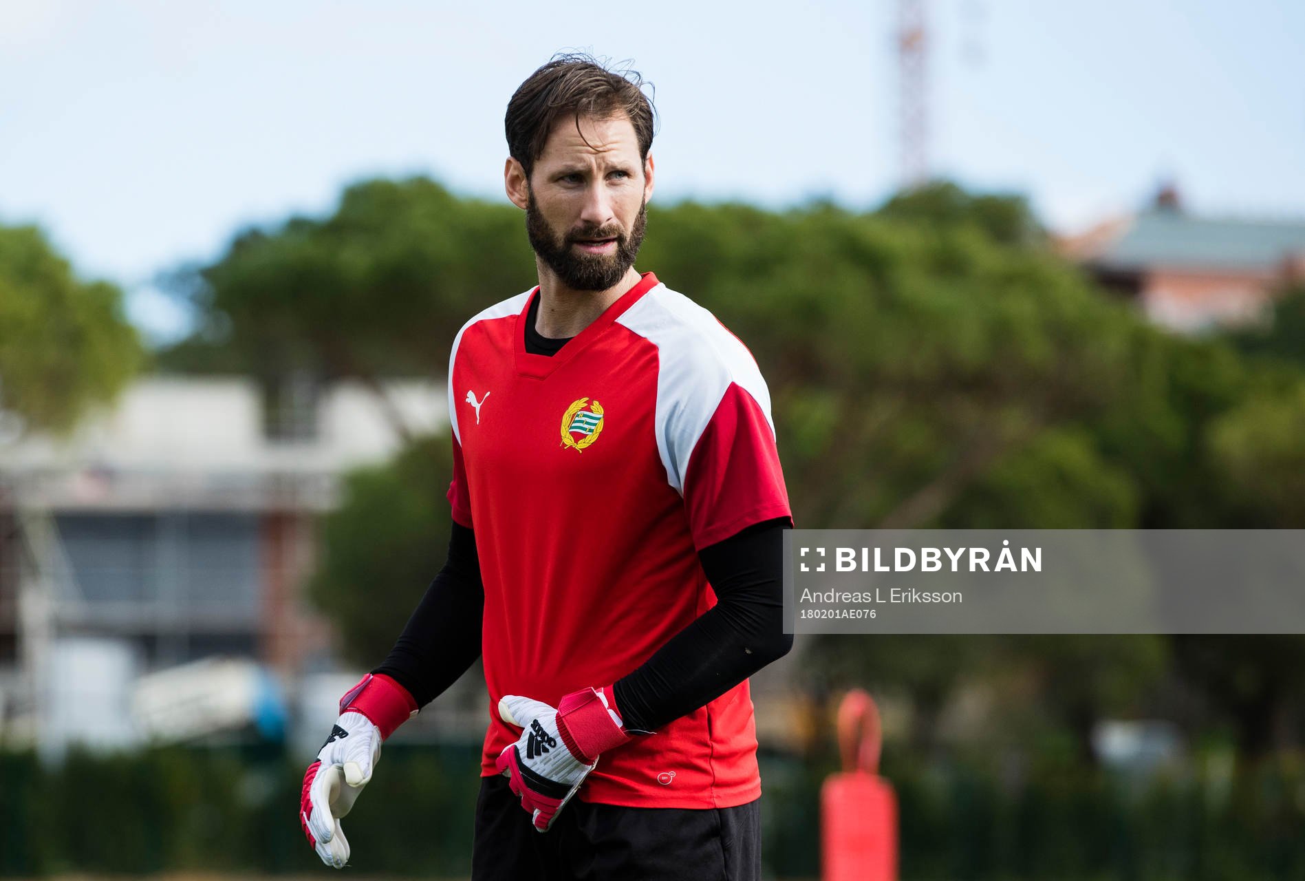 Hammarbys målvakt Johan Wiland