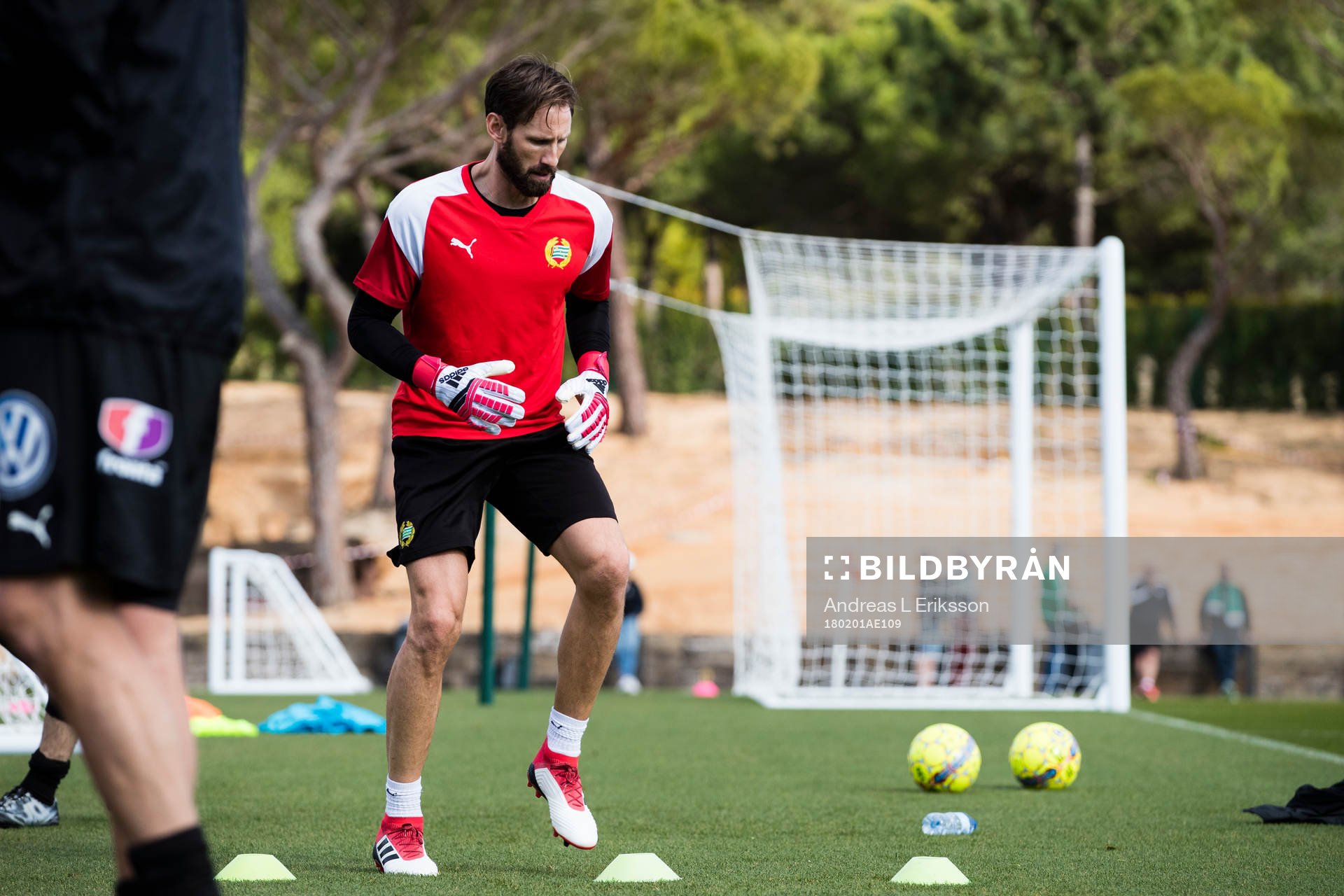 Hammarbys målvakt Johan Wiland