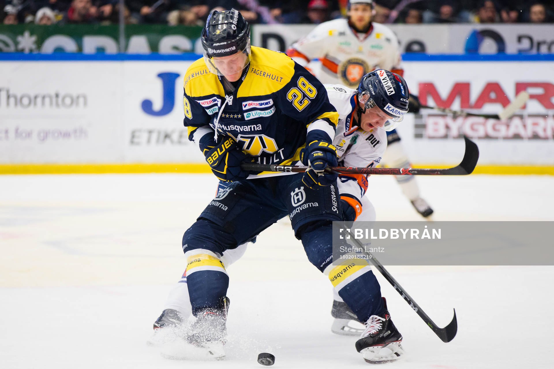 s Anton Bengtsson mot Växjös Elias Pettersson