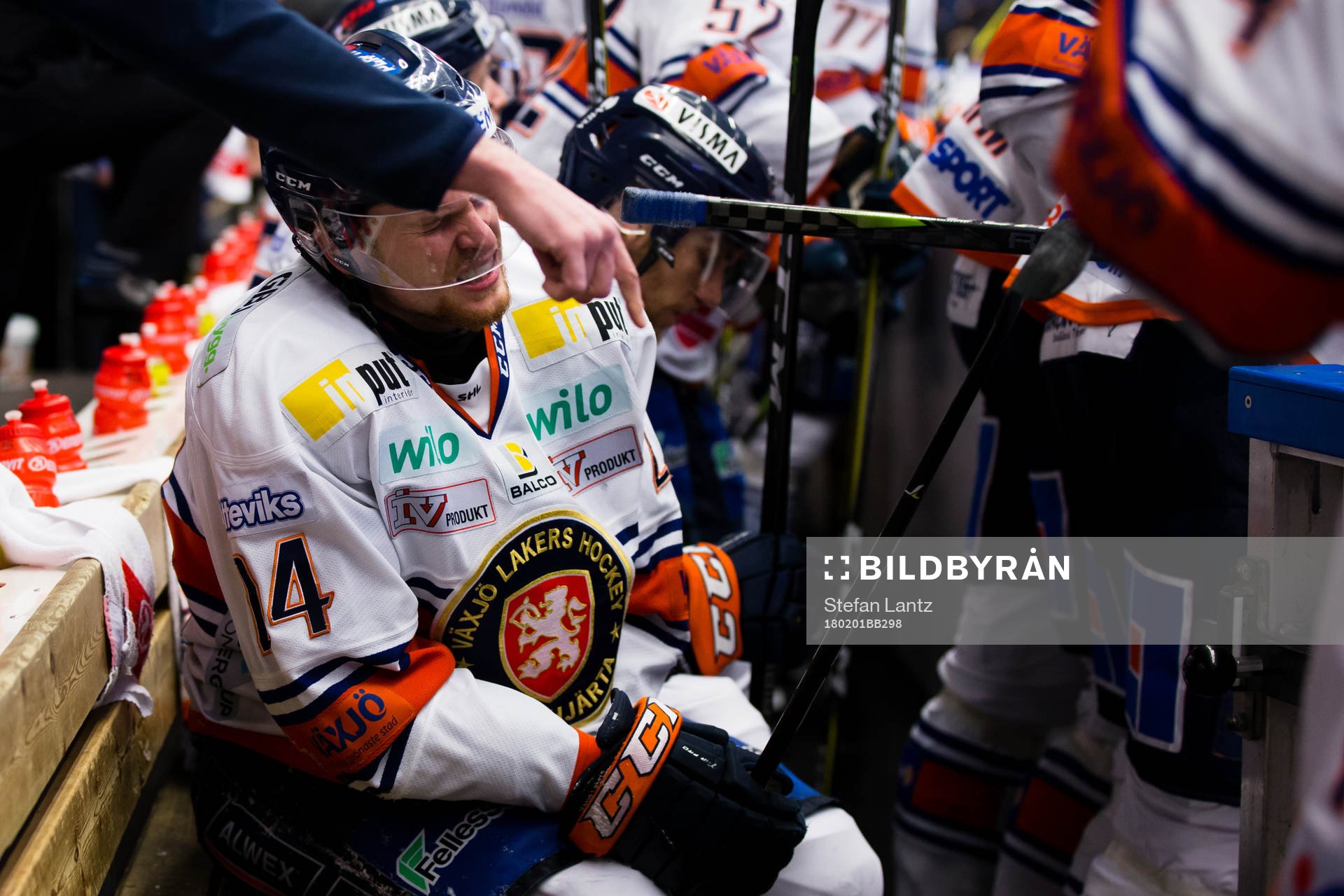 Växjös Brendan Shinnimin har ont