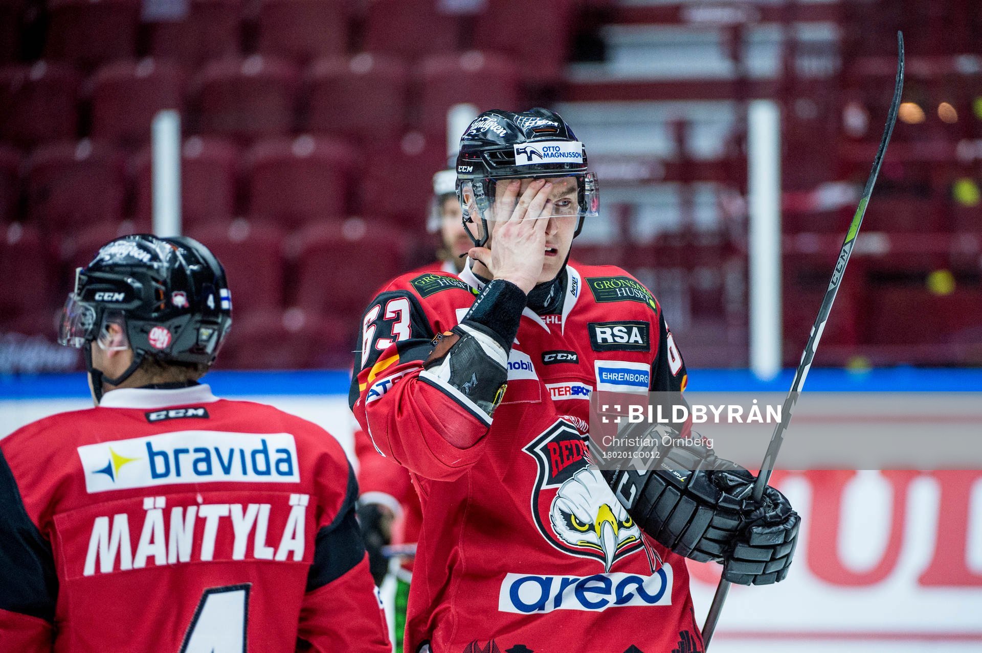 Malmö Redhawks Fredrik Händemark deppar