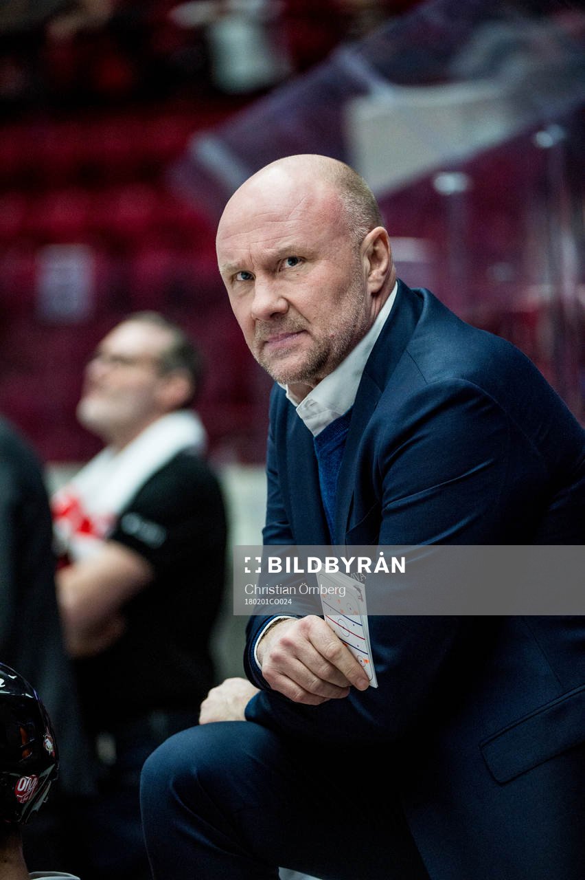 Malmö Redhawks tränare Peter Andersson