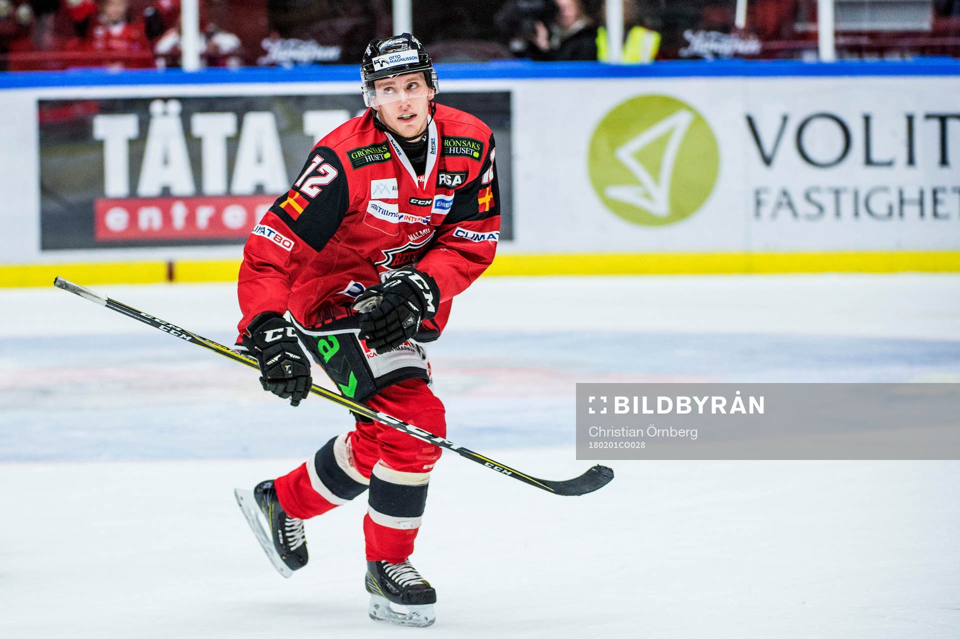 Malmö Redhawks Matias Lassen jublar