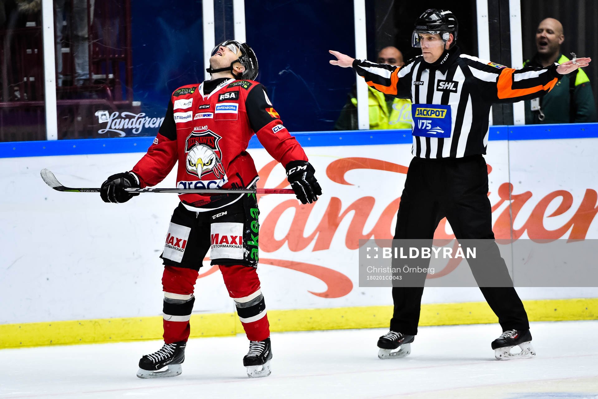 Malmö Redhawks Johan Olofsson deppar