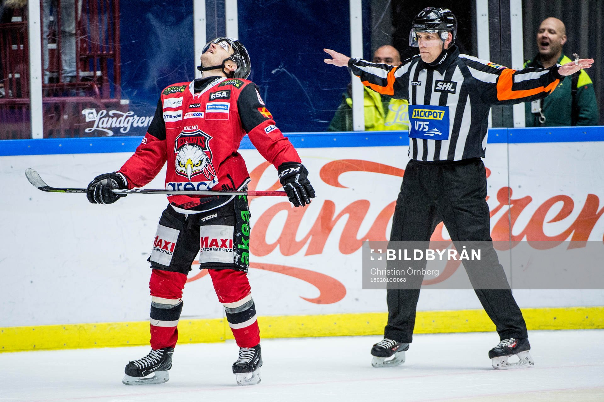 Malmö Redhawks Johan Olofsson deppar