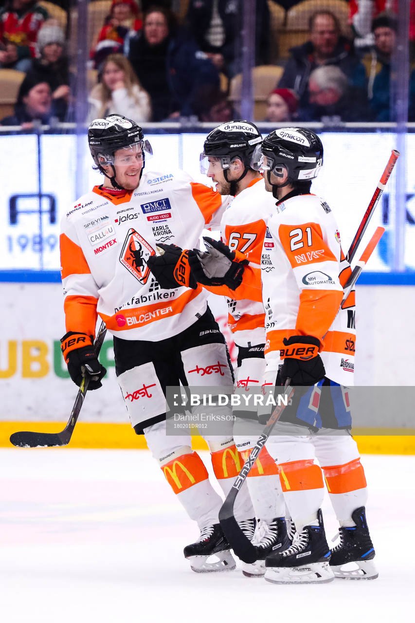 Karlskronas Konstantin Komarek, Joel Kellman och Cory