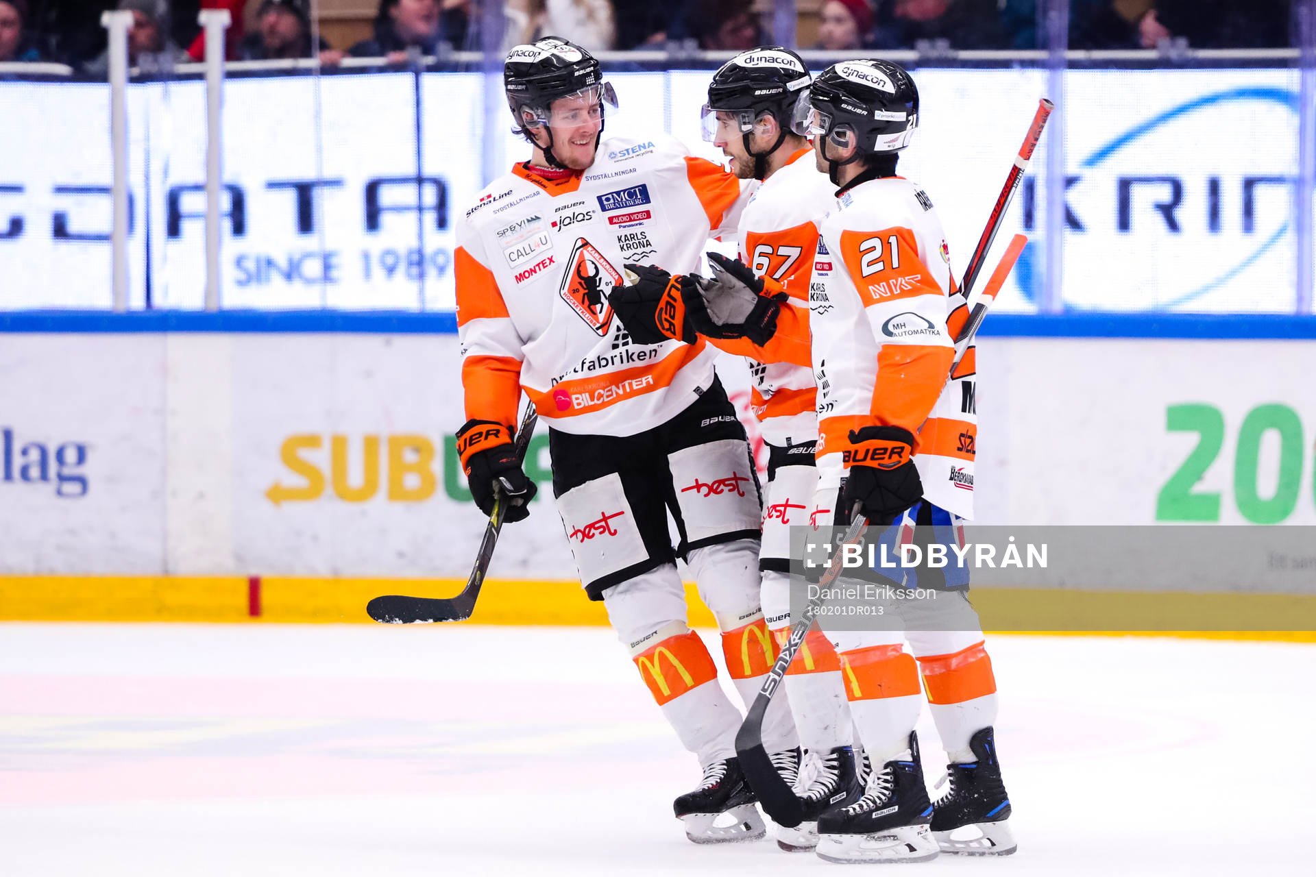 Karlskronas Konstantin Komarek, Joel Kellman och Cory