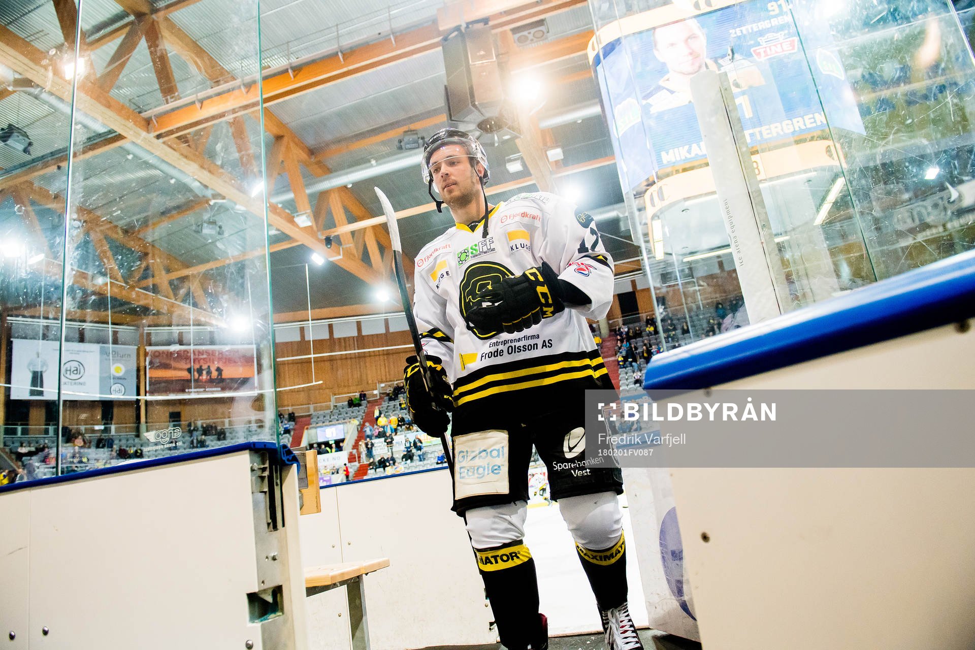 Mats Larsen Mostue of Stavanger Oilers