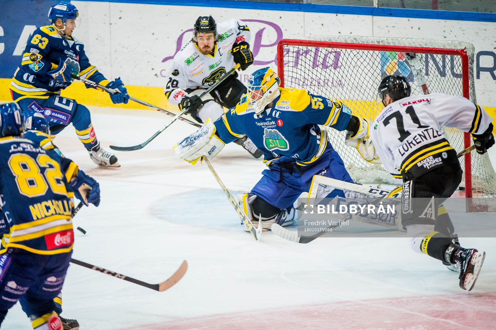 Mikkel Søgaard of Storhamar, Kristian Forsberg of