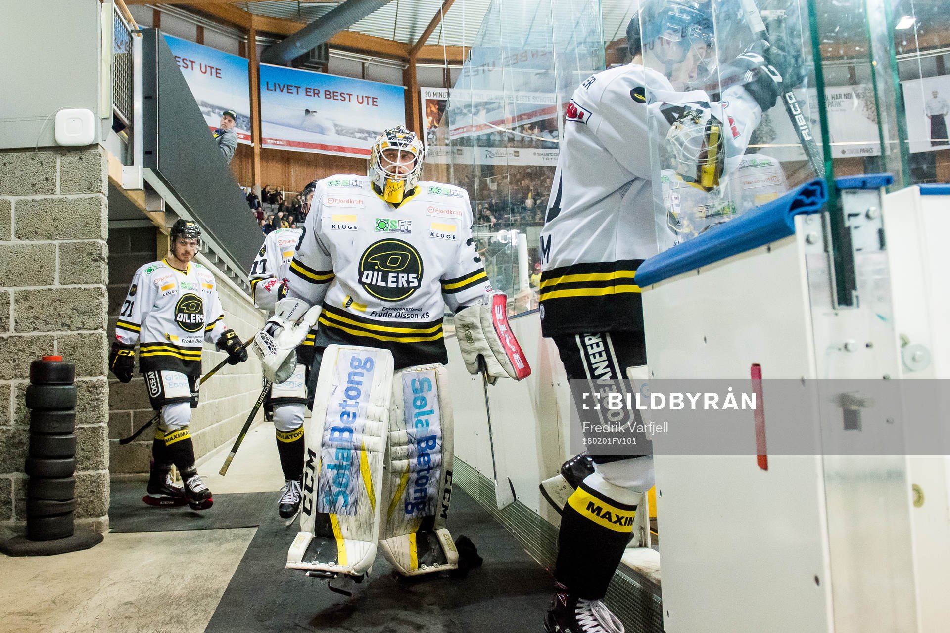 Goaltender Henrik Holm of Stavanger Oilers