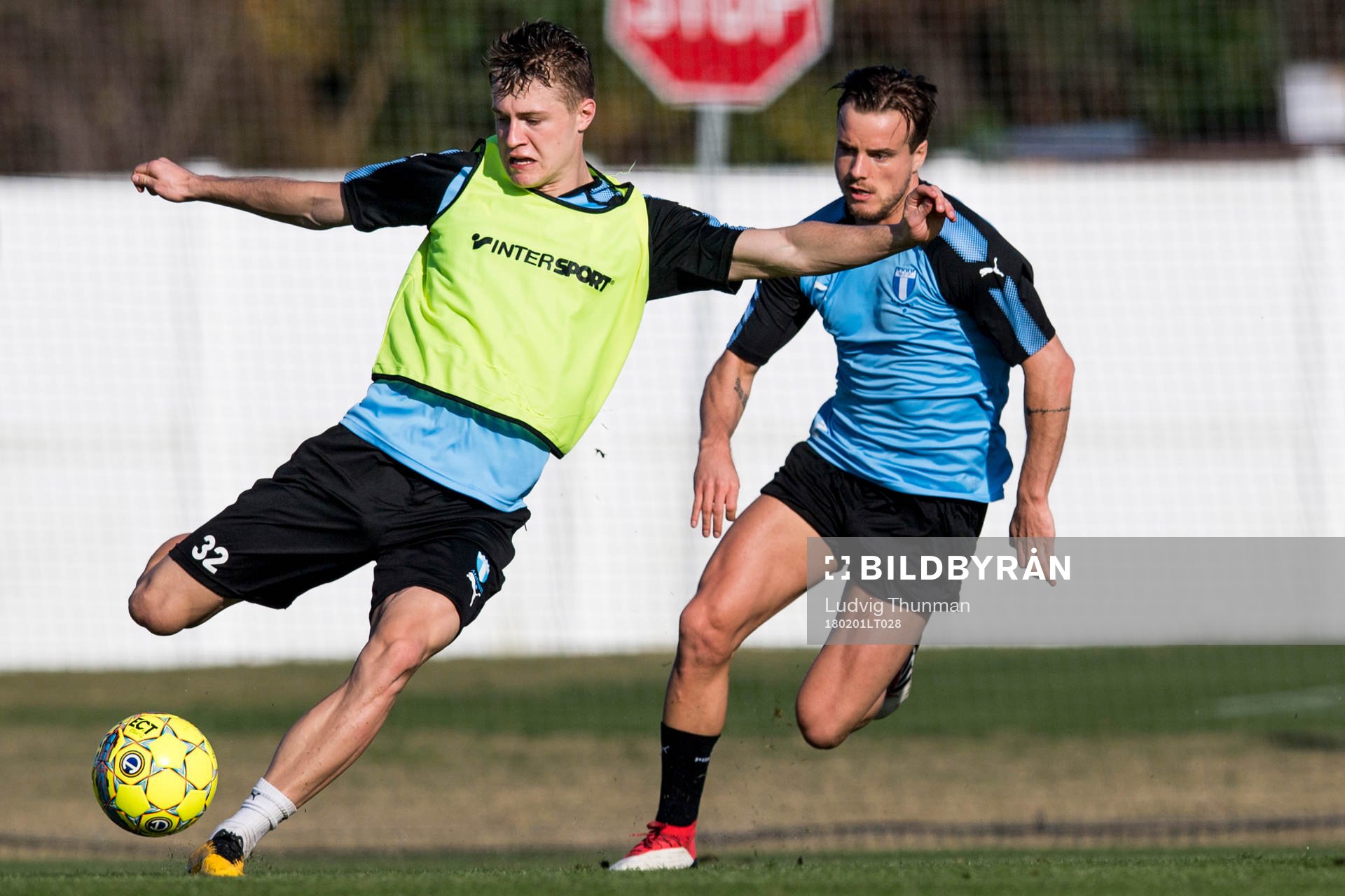 Malmö FFs Mattias Svanberg och Eric Larsson