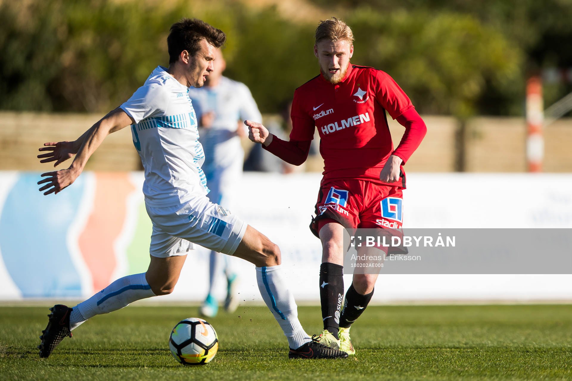 Rijekas Luka Capan och Norrköpings Kalle Holmberg