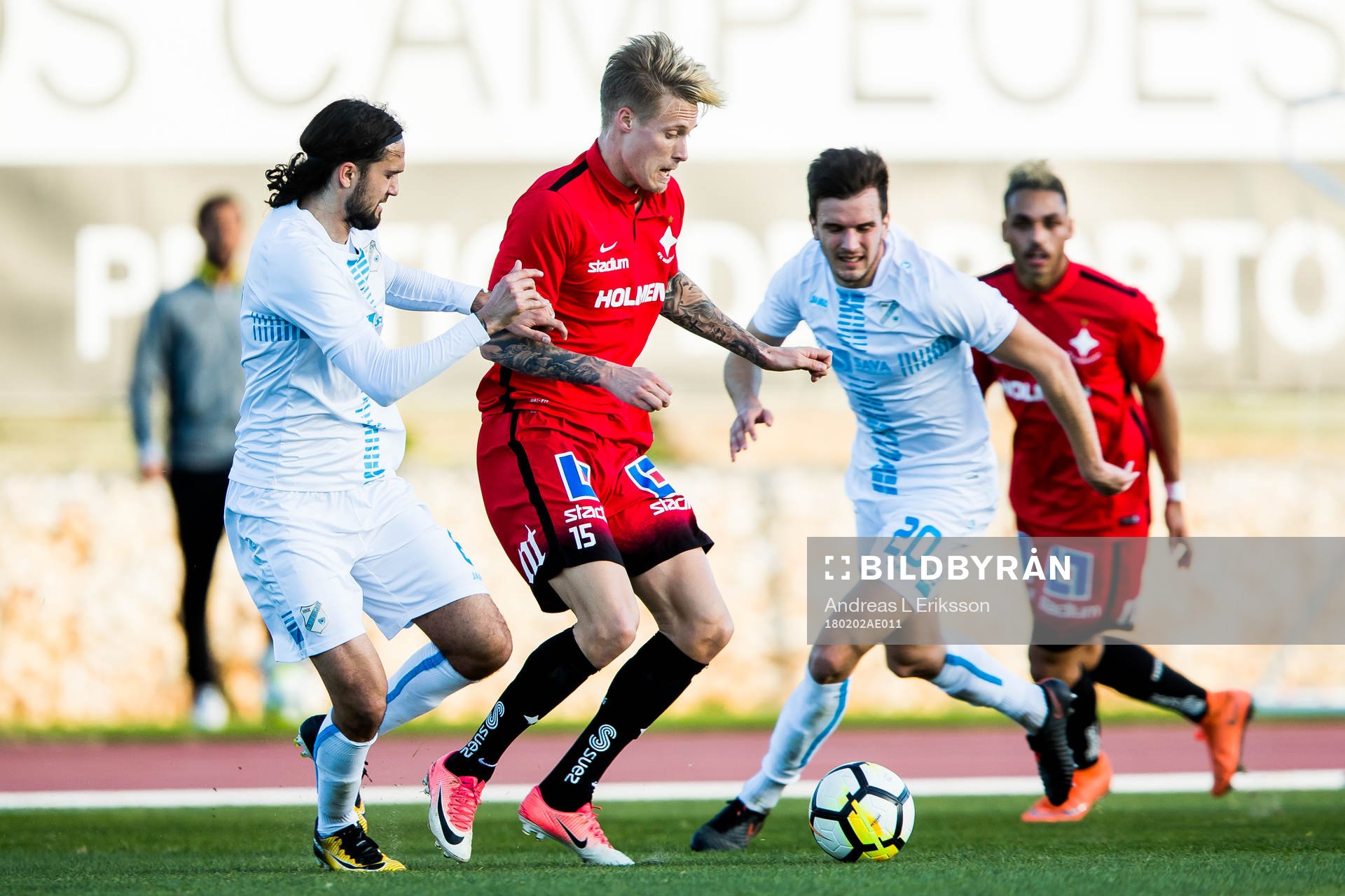 Rijekas Leonard Zuta, Norrköpings Hampus Lönn och Rijekas