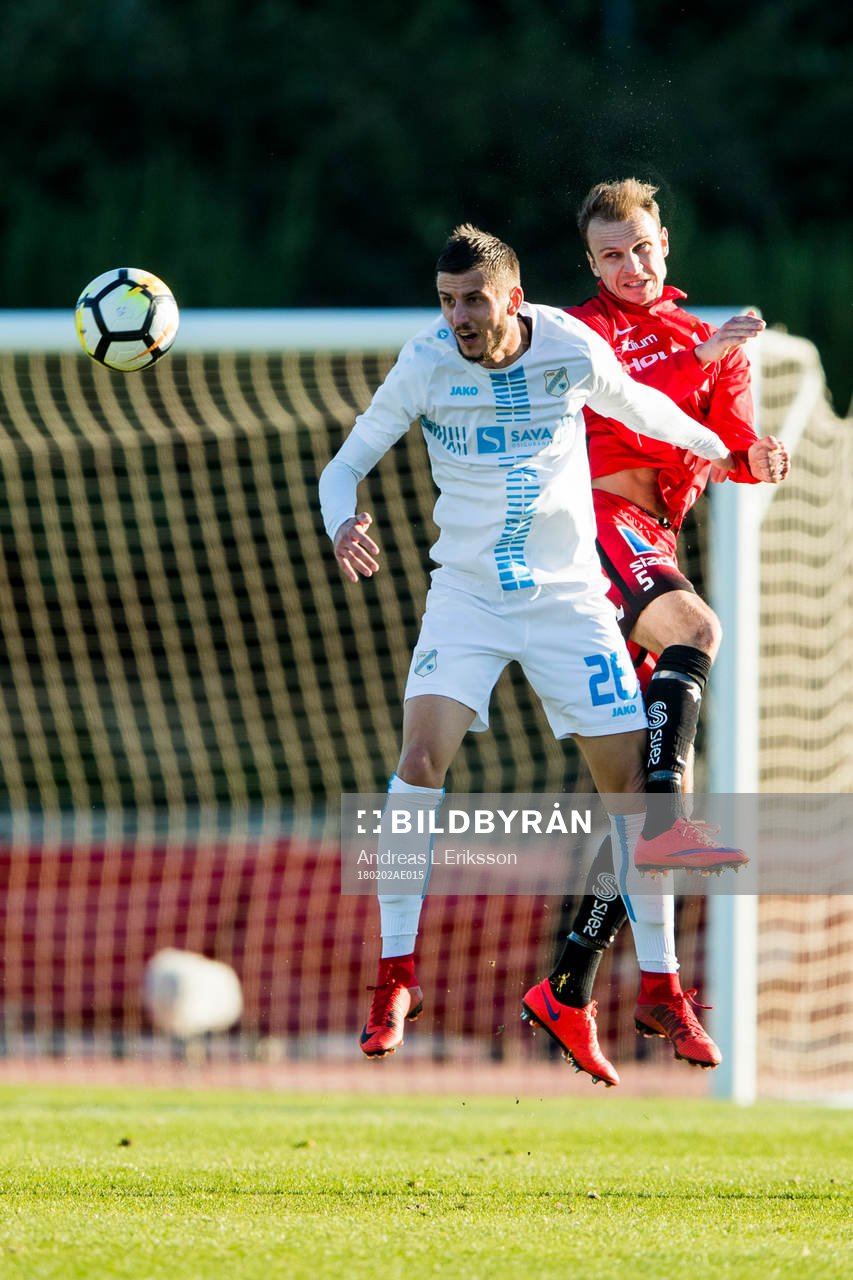 Rijekas Filip Bradaric och Norrköpings Lars Krogh Gerson