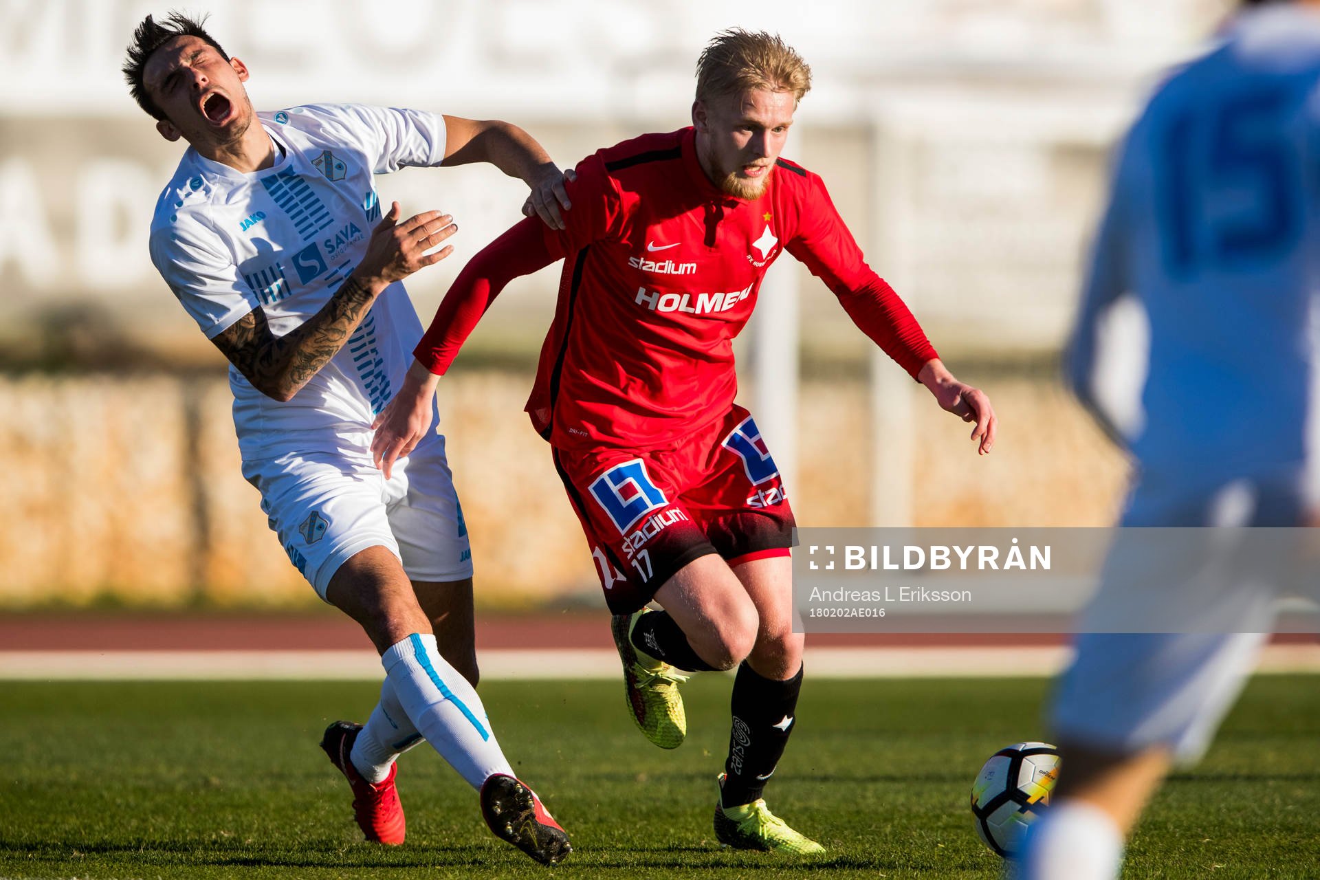 Rijekas Roberto Puncec och Norrköpings Kalle Holmberg