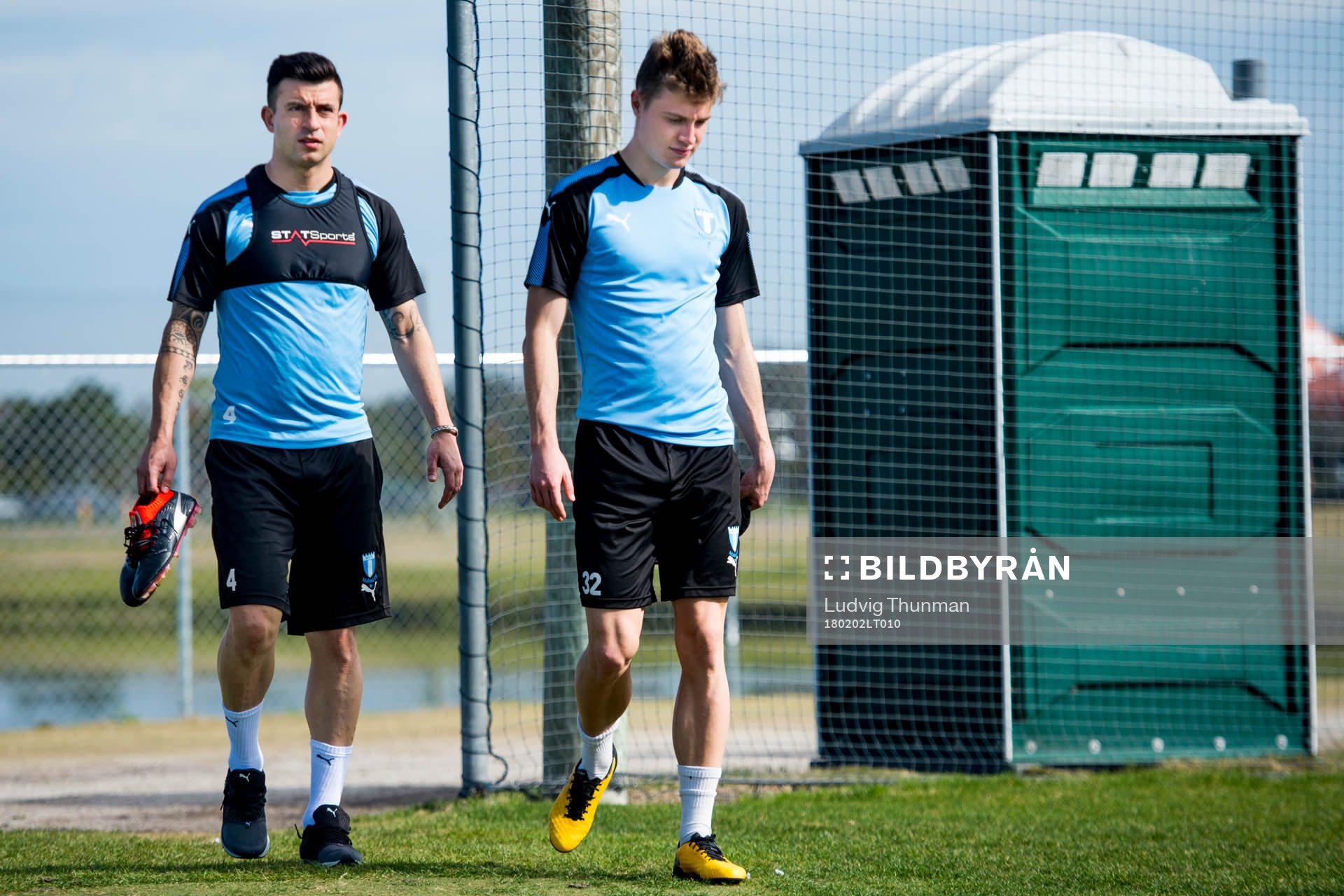 Malmö FFs Behrang Safari och Mattias Svanberg