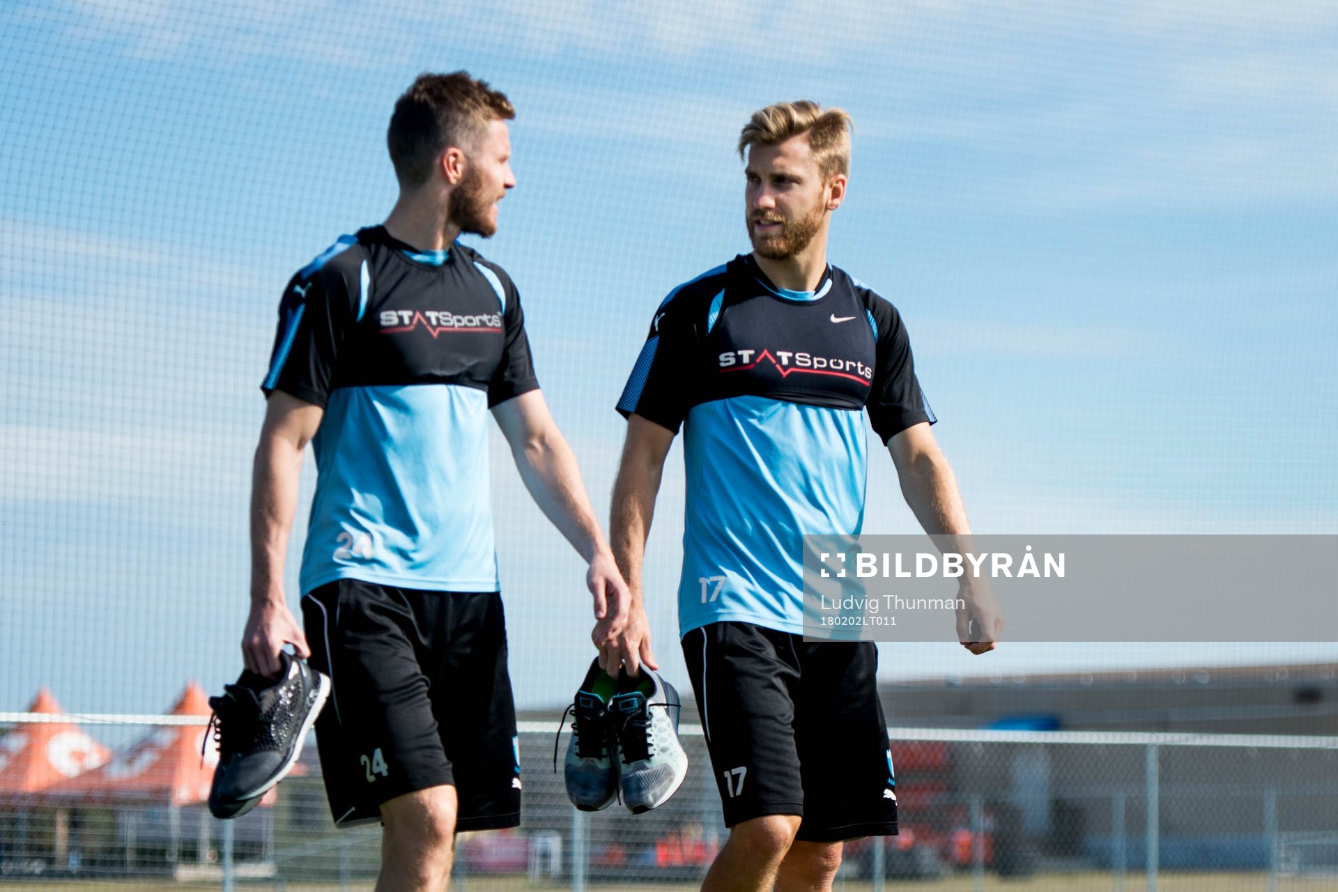 Malmö FFs Lasse Nielsen och Rasmus Bengtsson