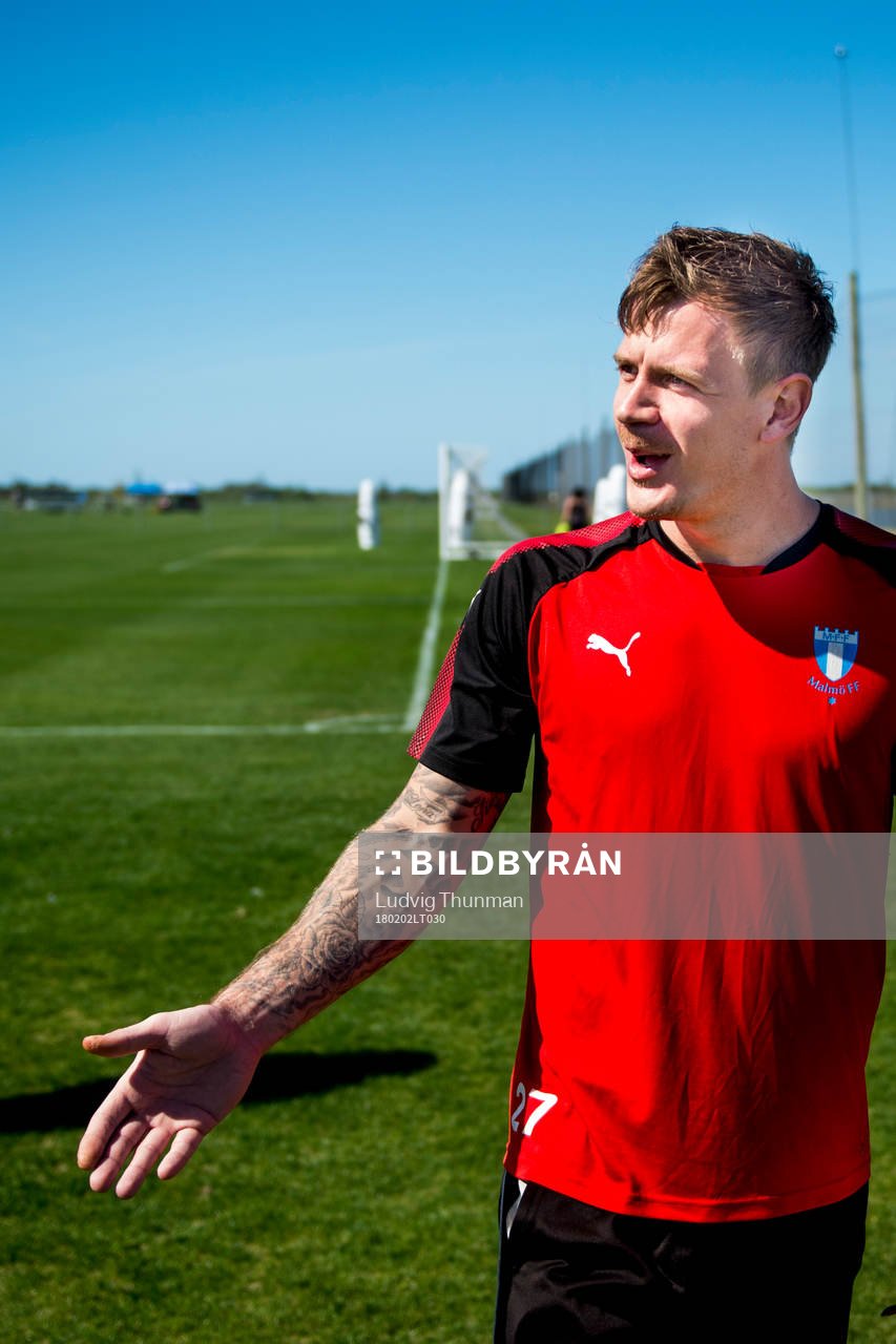 Malmö FFs målvakt Johan Dahlin