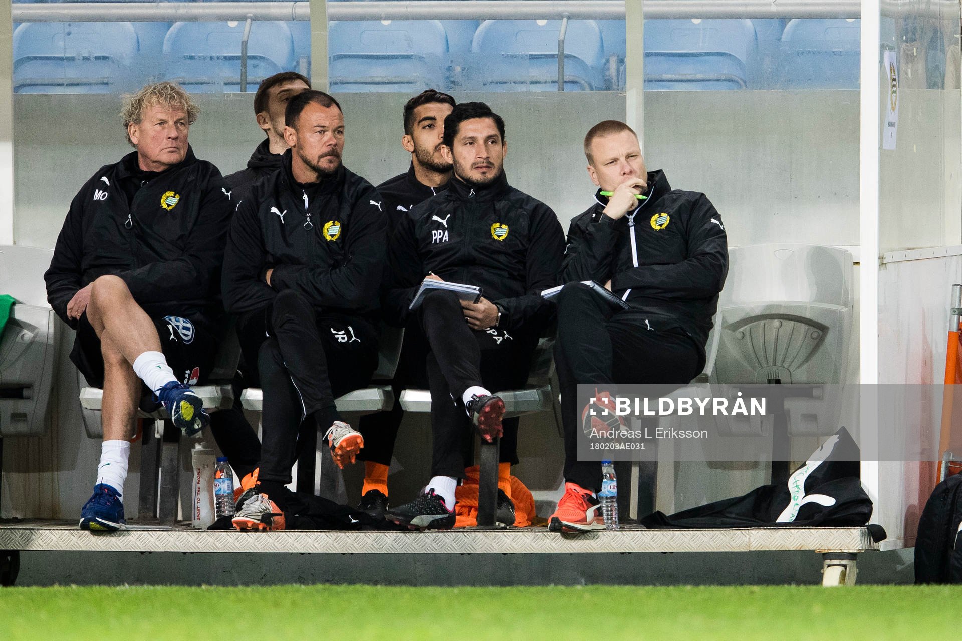 Hammarbys assisterande tränare Joachim Björklund,
