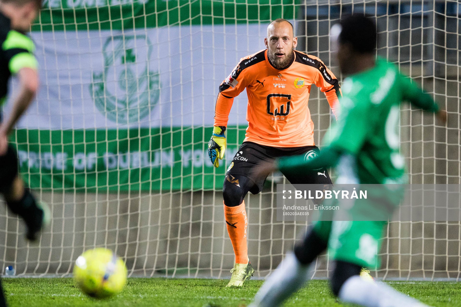 Hammarbys målvakt Benny Lekström