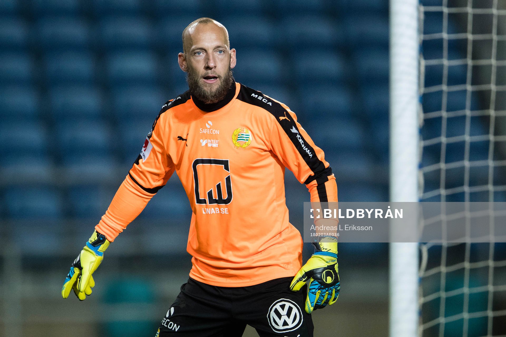 Hammarbys målvakt Benny Lekström
