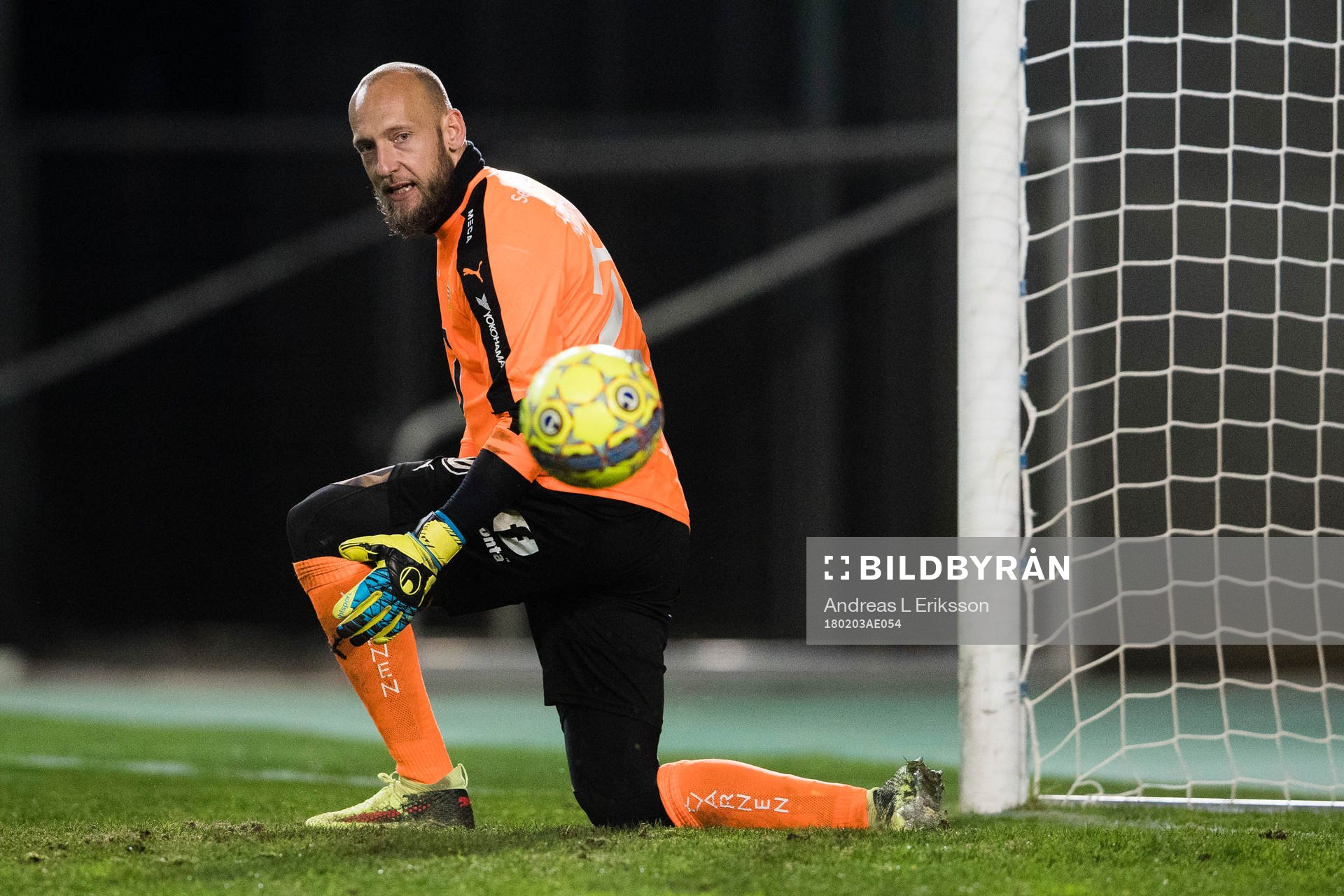 Hammarbys målvakt Benny Lekström deppar