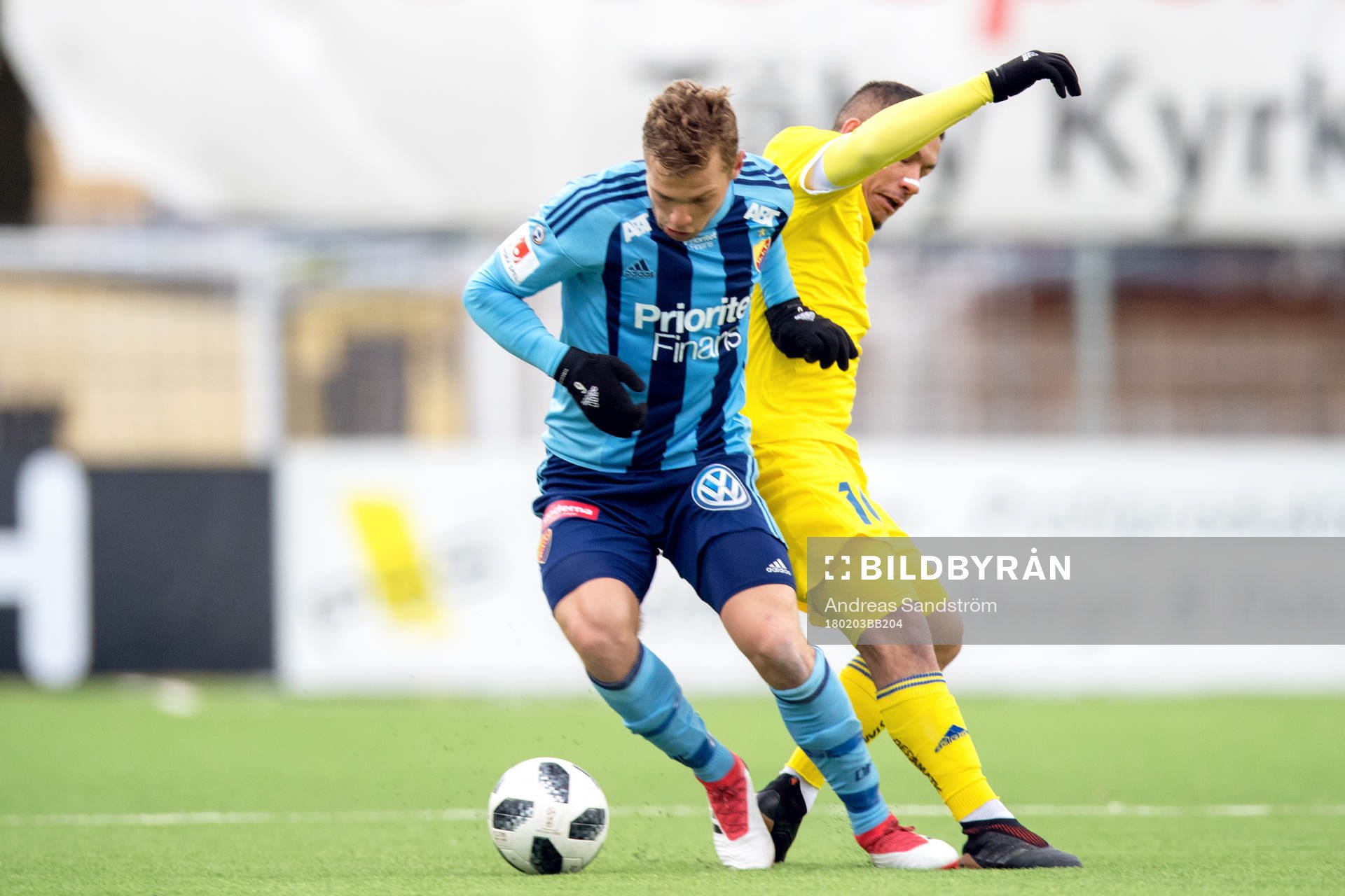 Djurgårdens Jesper Karlström och Helsingfors Moshtagh