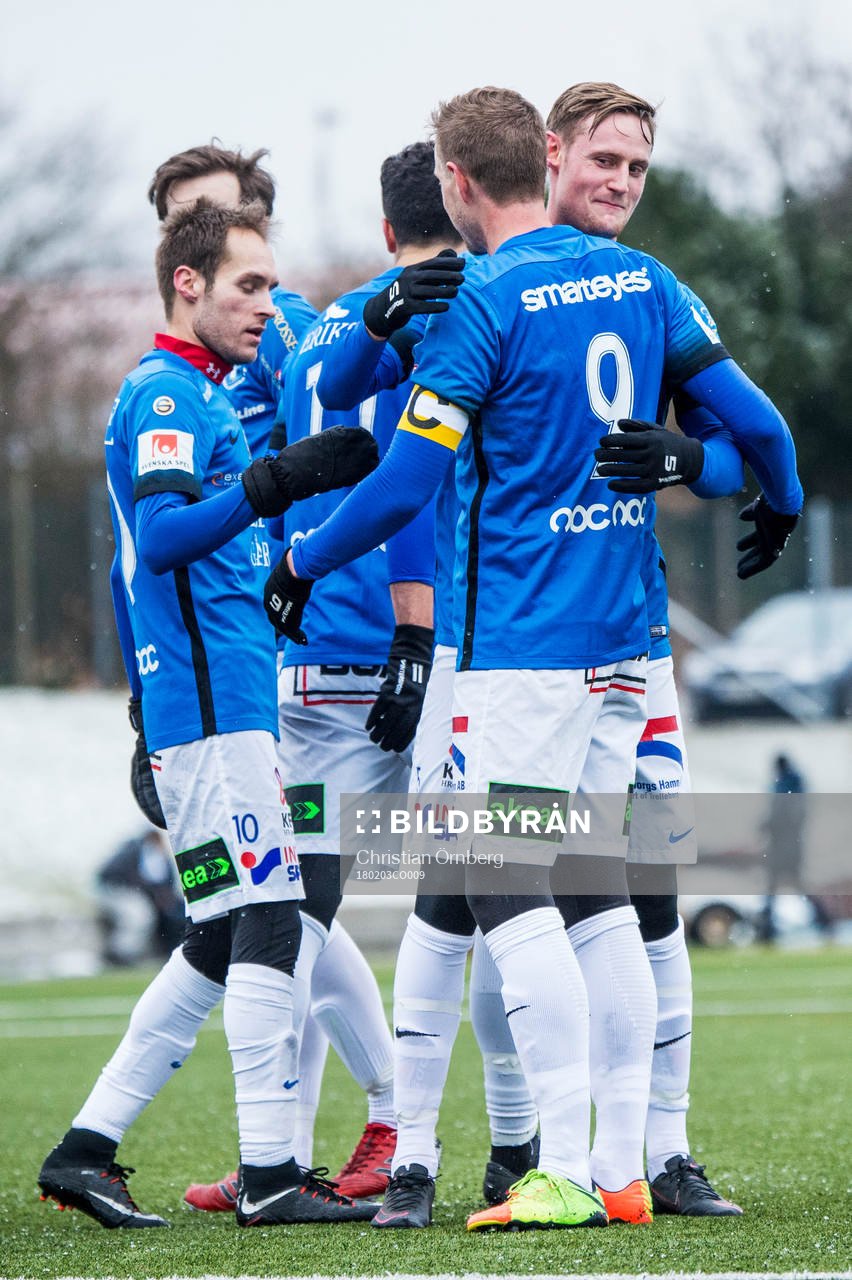 Trelleborgs Marcus Pode kramar om Anton Tideman