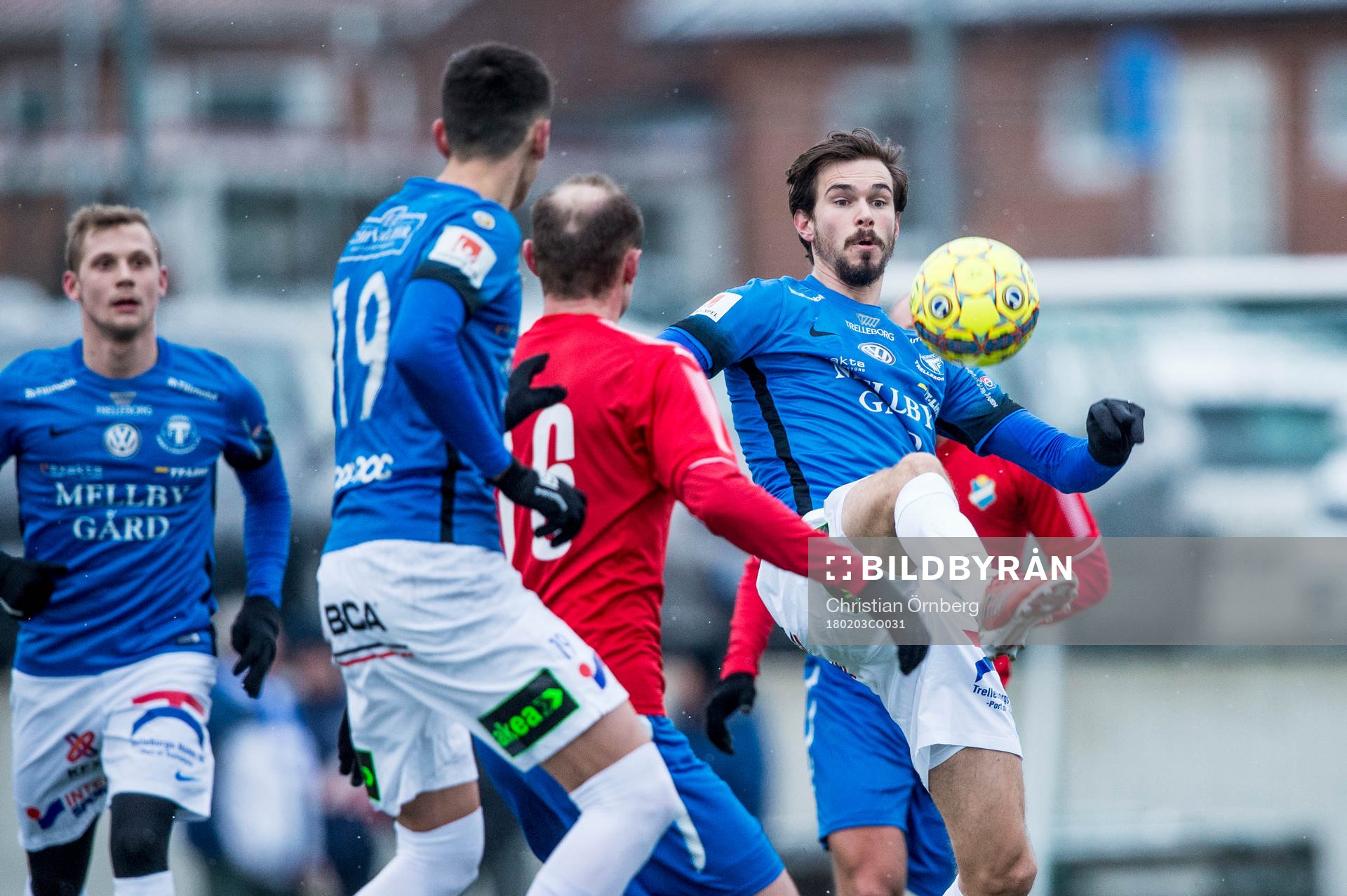 Trelleborgs Sebastian Ohlsson, Dennis Hadzikadunic och Erik