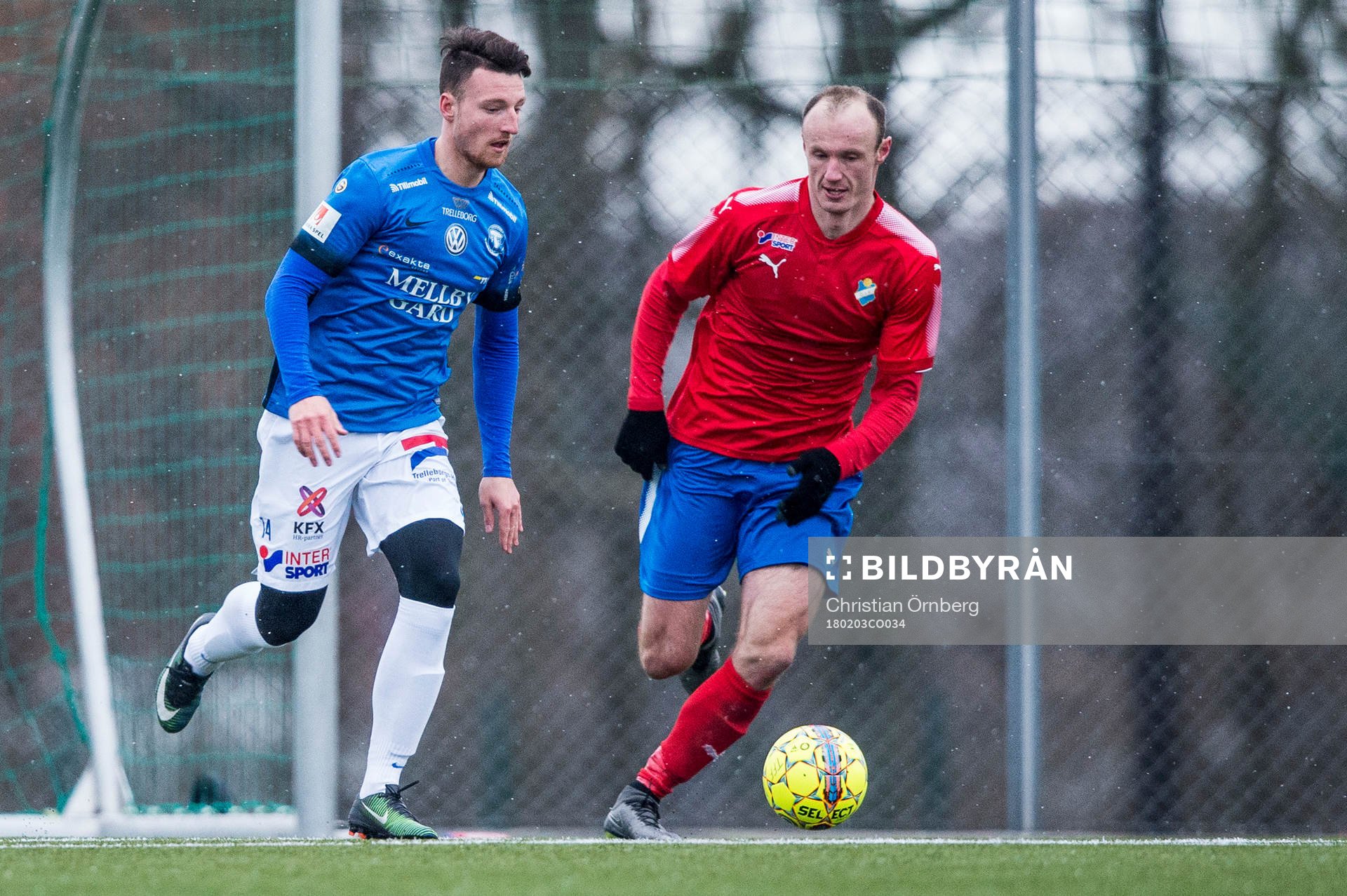 Trelleborgs Alexander Blomqvist mot Östers Dragan Kapcevic