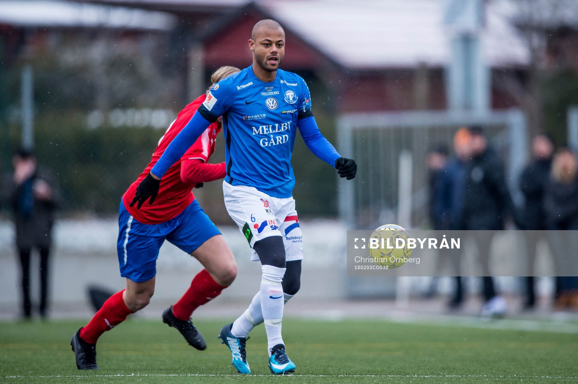 Trelleborgs Salif Camara Jönsson mot Östers Filip Örnblom