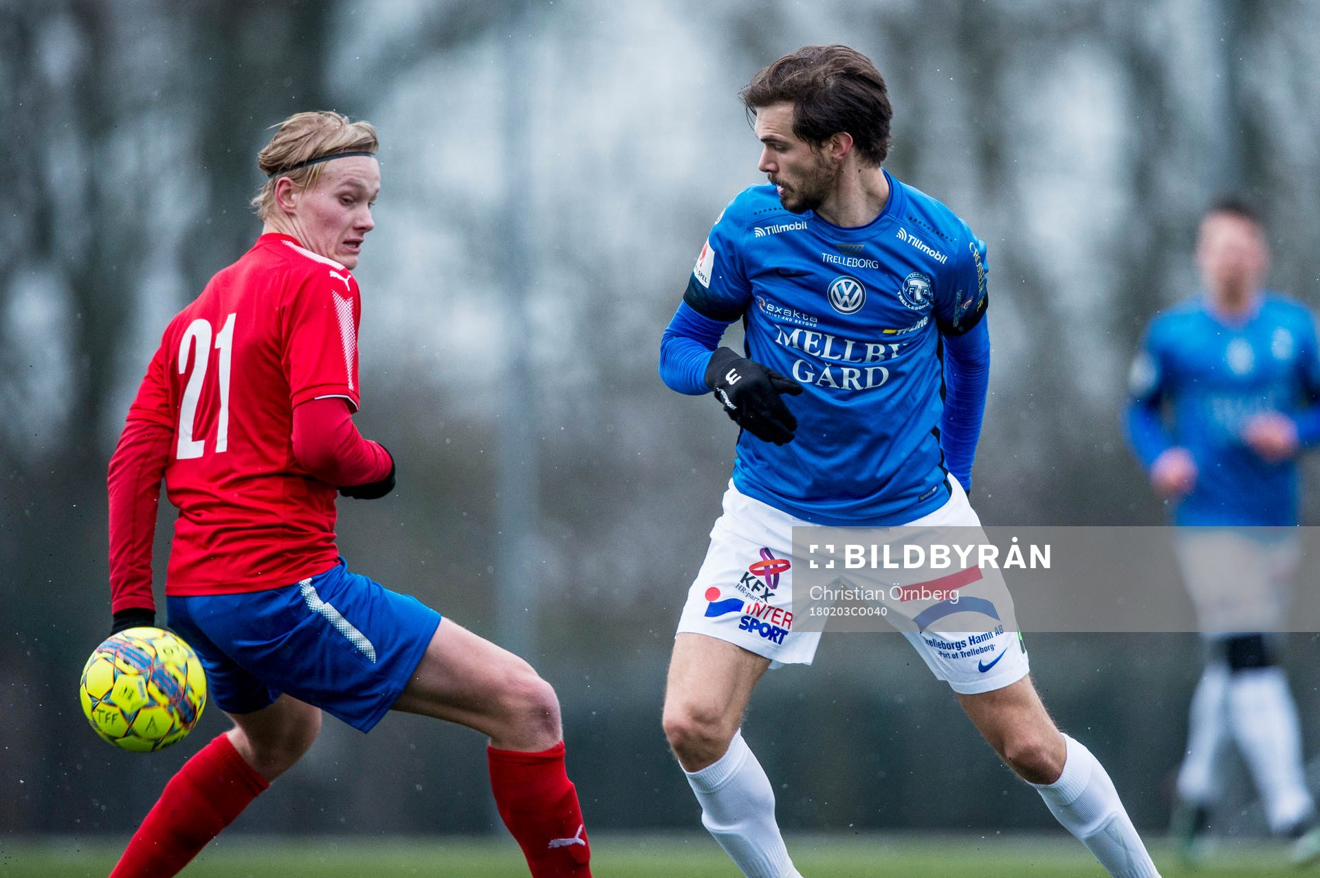 Östers Filip Örnblom mot Trelleborgs Sebastian Ohlsson