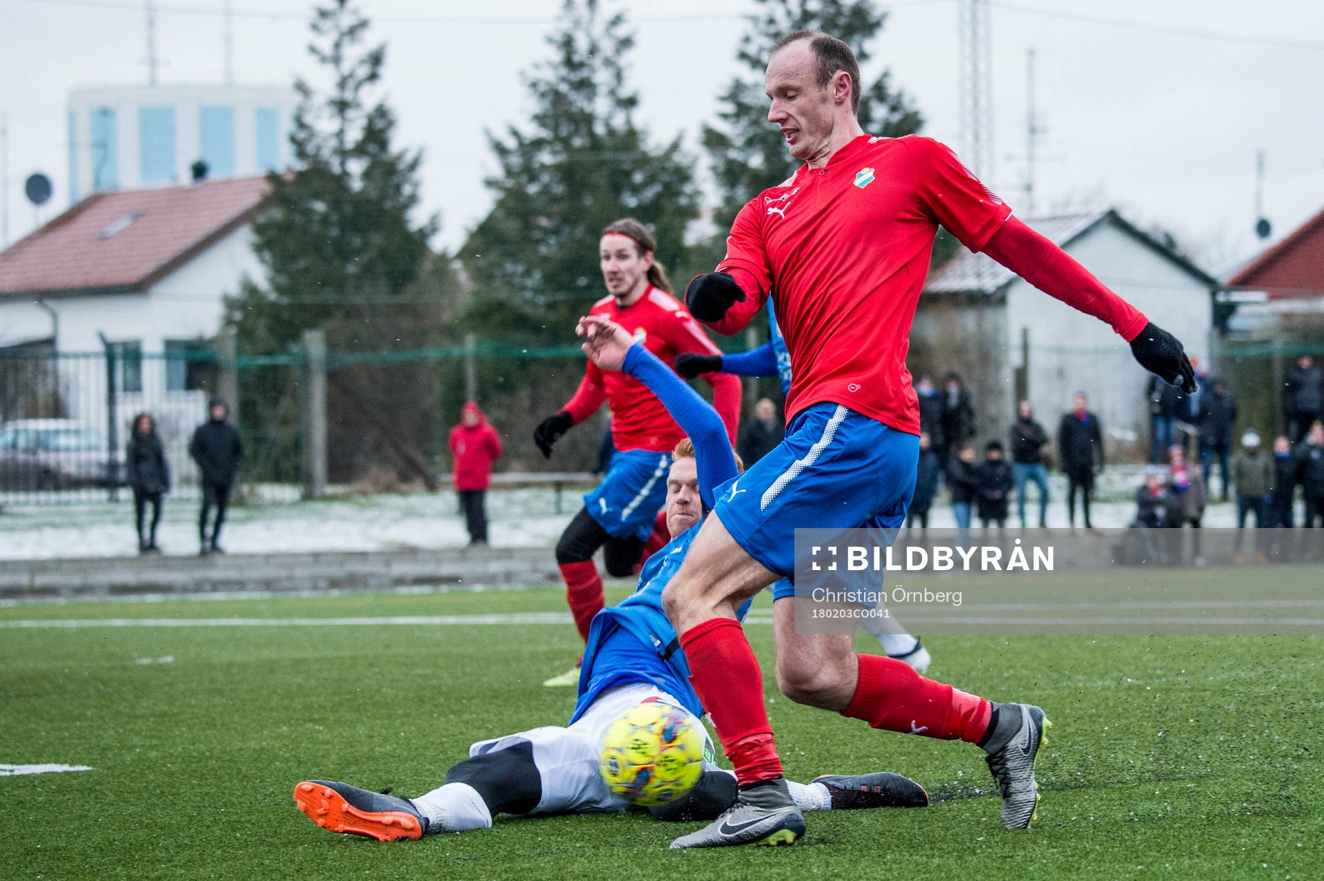 Östers Dragan Kapcevic mot Trelleborgs Lasse Nielsen