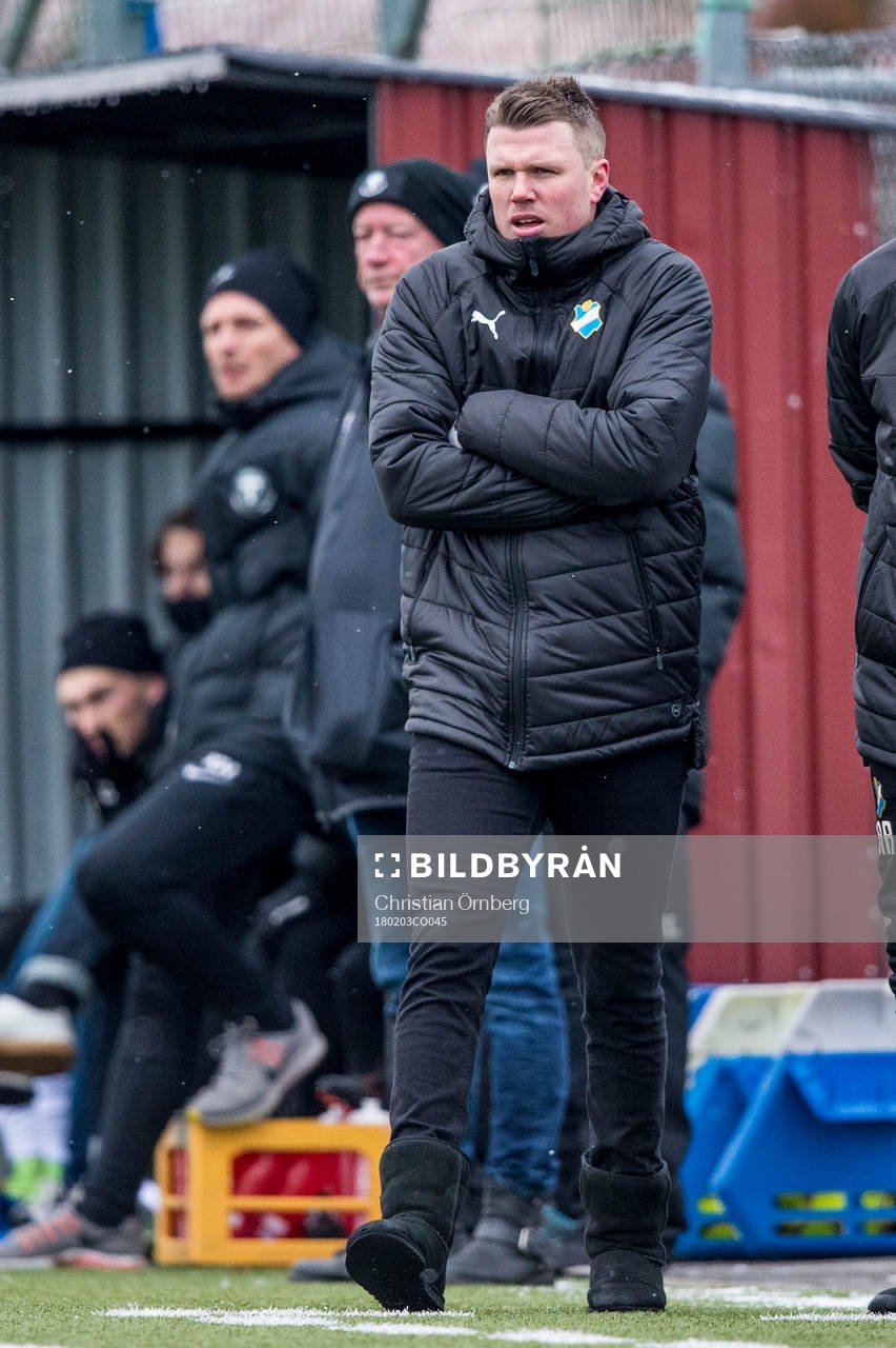 Östers tränare Christian Järdler