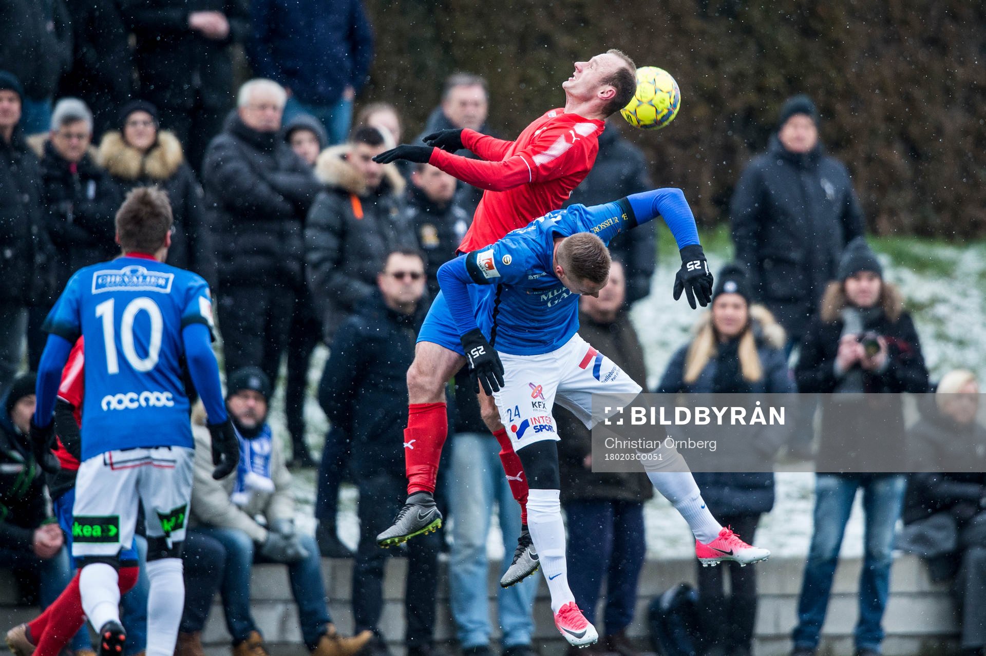 Östers Dragan Kapcevic mot Trelleborgs Mattias Håkansson