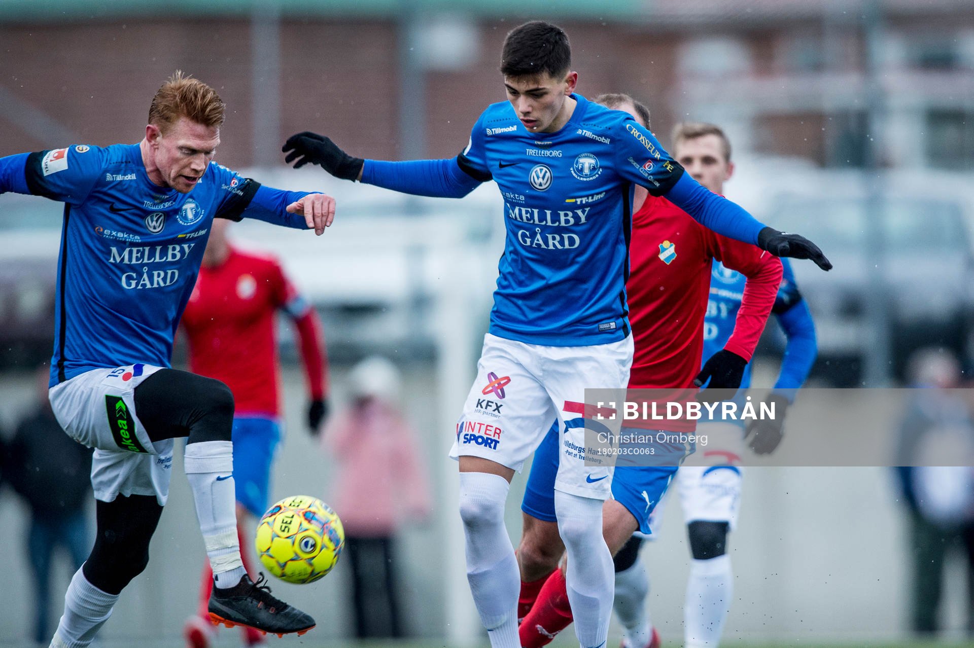 Trelleborgs Lasse Nielsen och Dennis Hadzikadunic